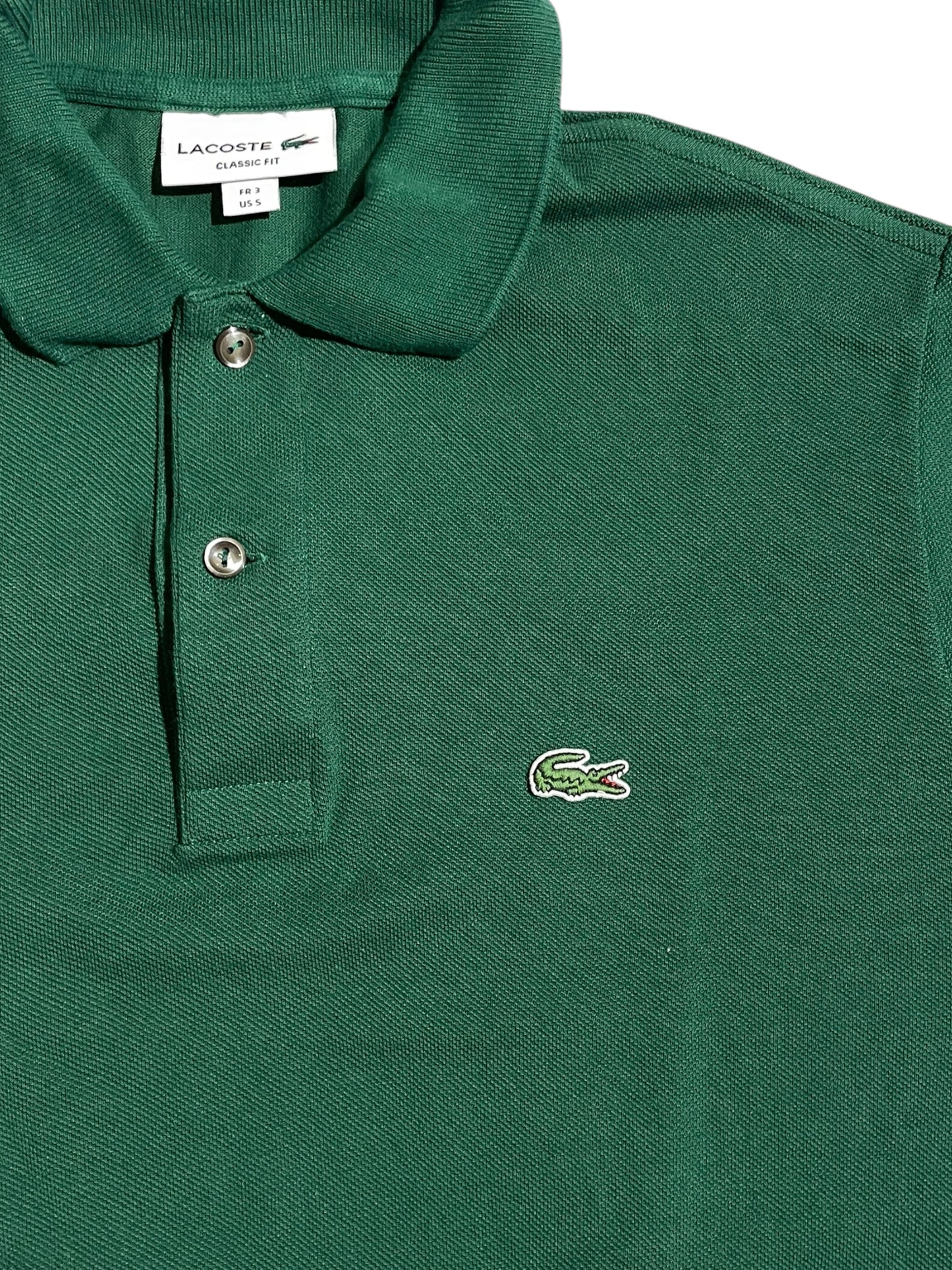 Lacoste green polo shirt