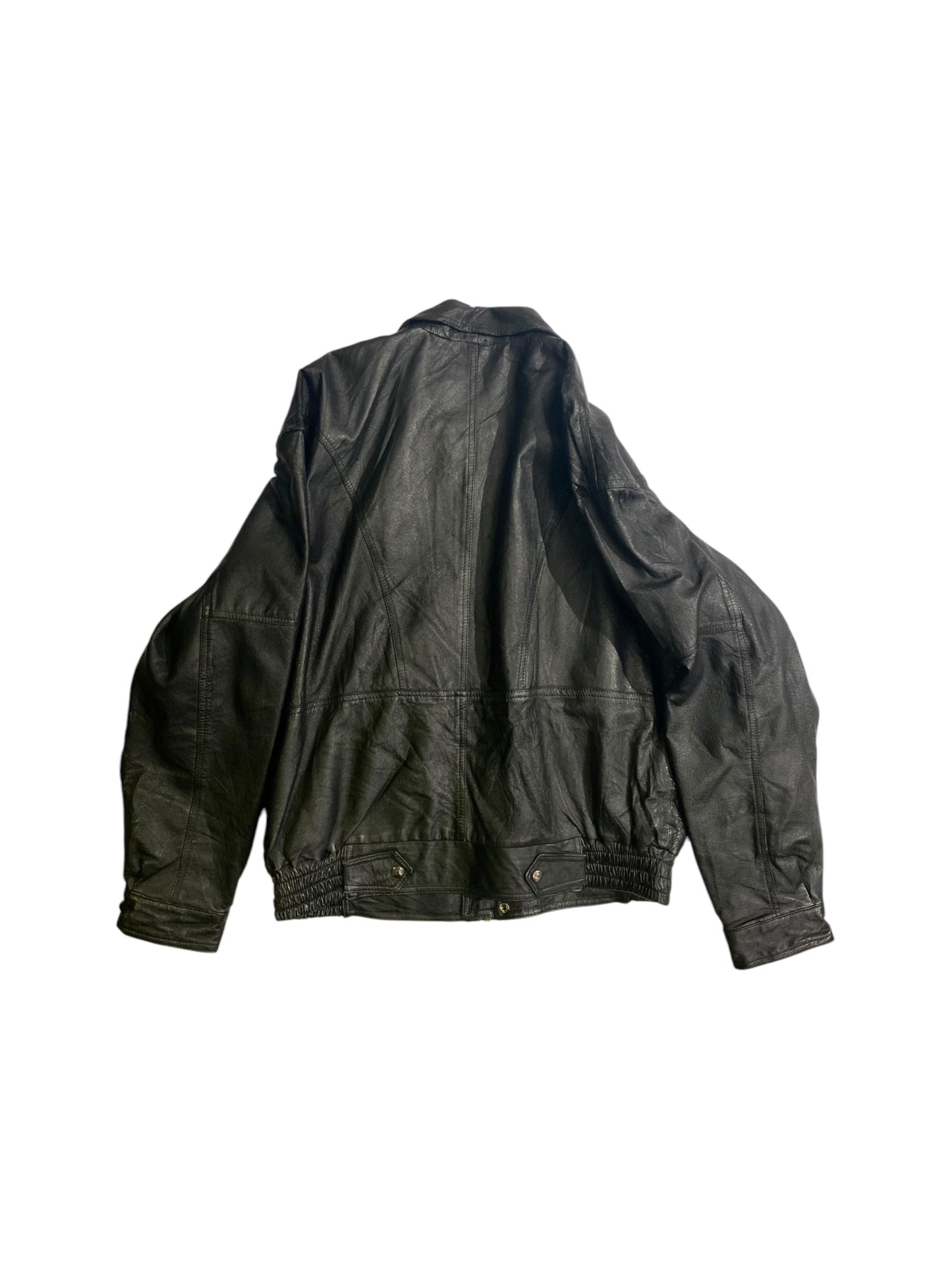 Liam Vintage black leather jacket