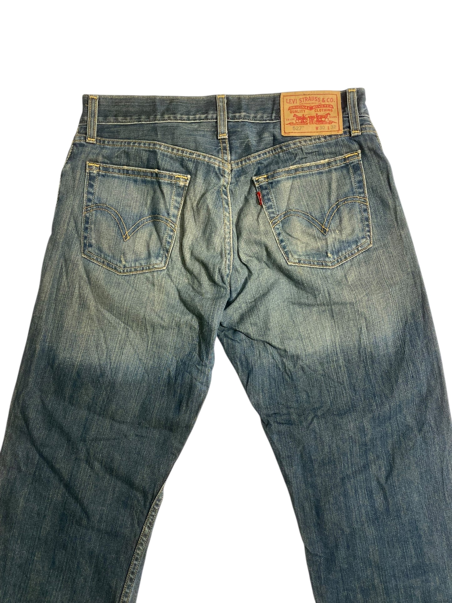 Levi’s low boot cut vintage denim jeans
