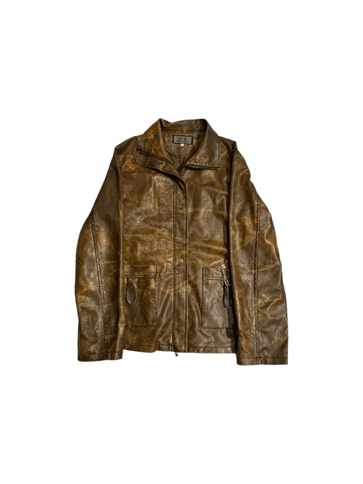 MD italian leather jacket