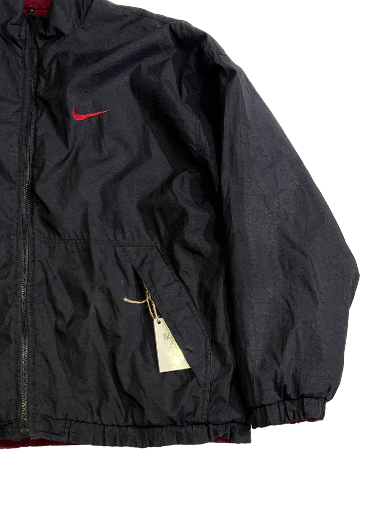 Nike reversible white tag bomber jacket