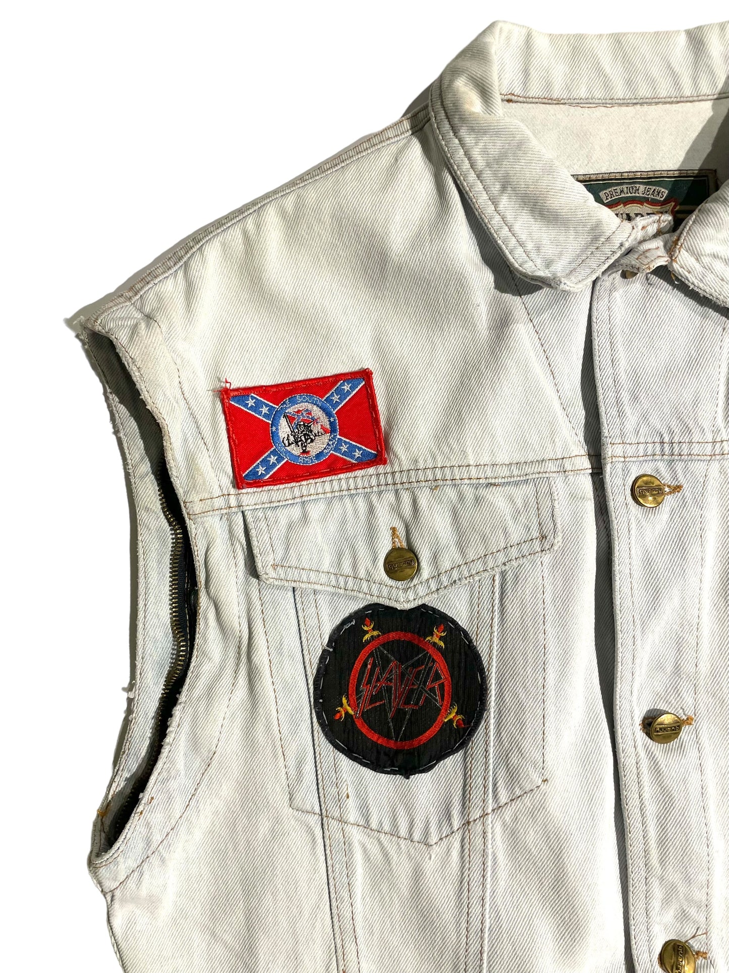 Quarry x Megadeth patched vest