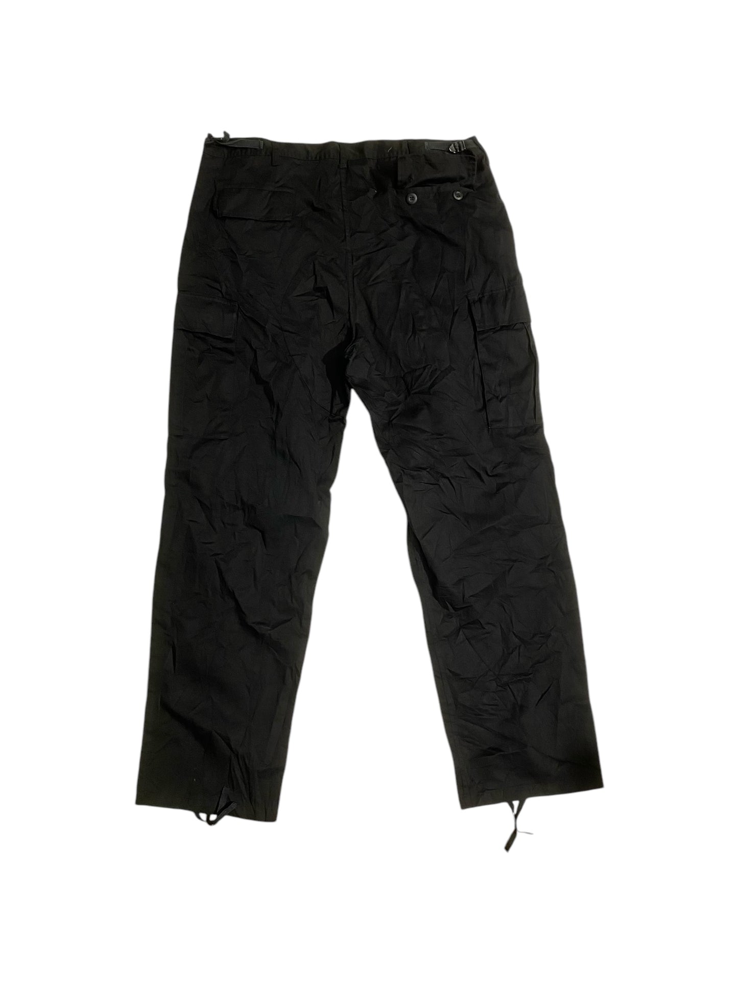 Black baggy cargo pants