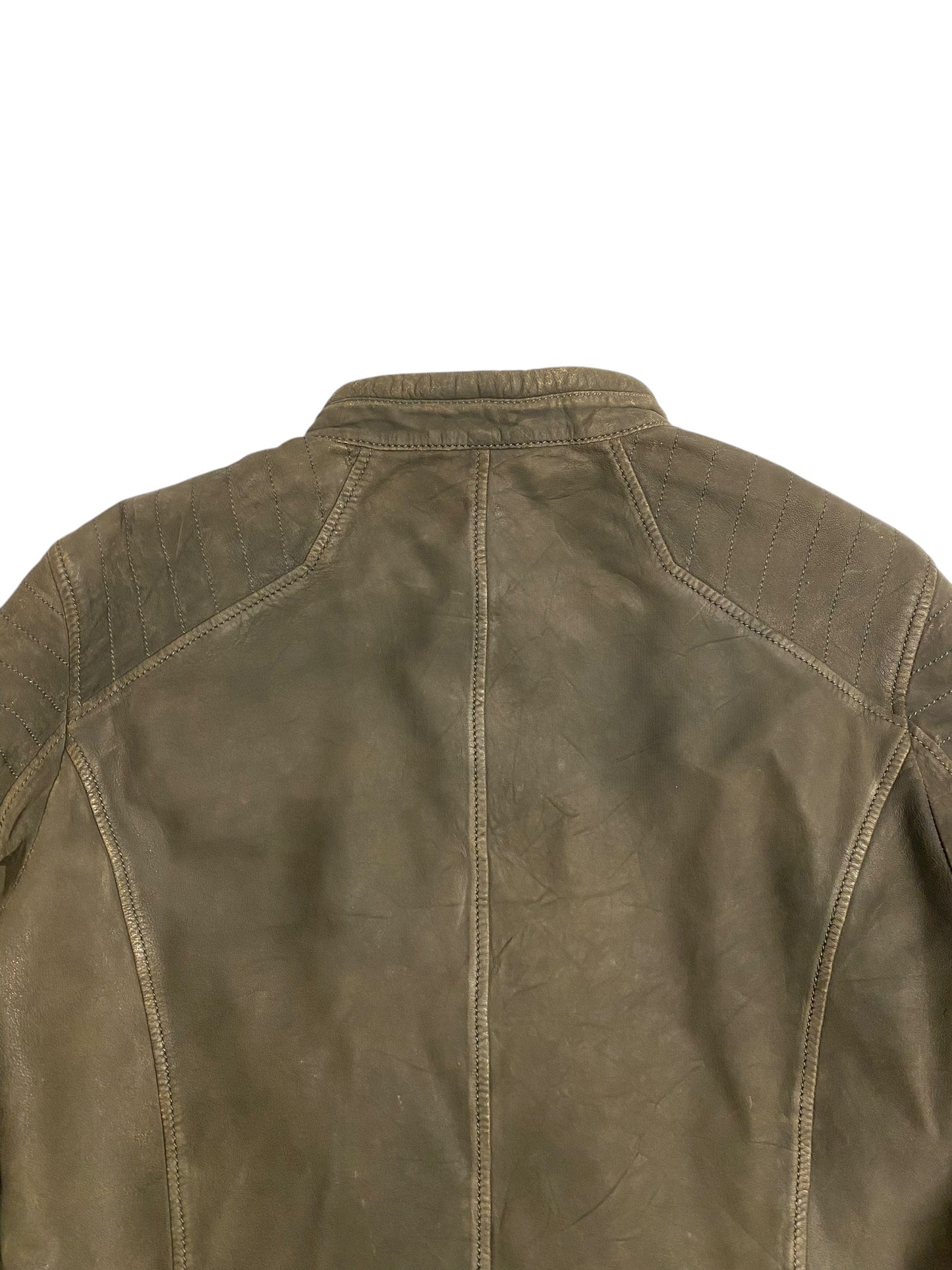 Loud motor leather jacket