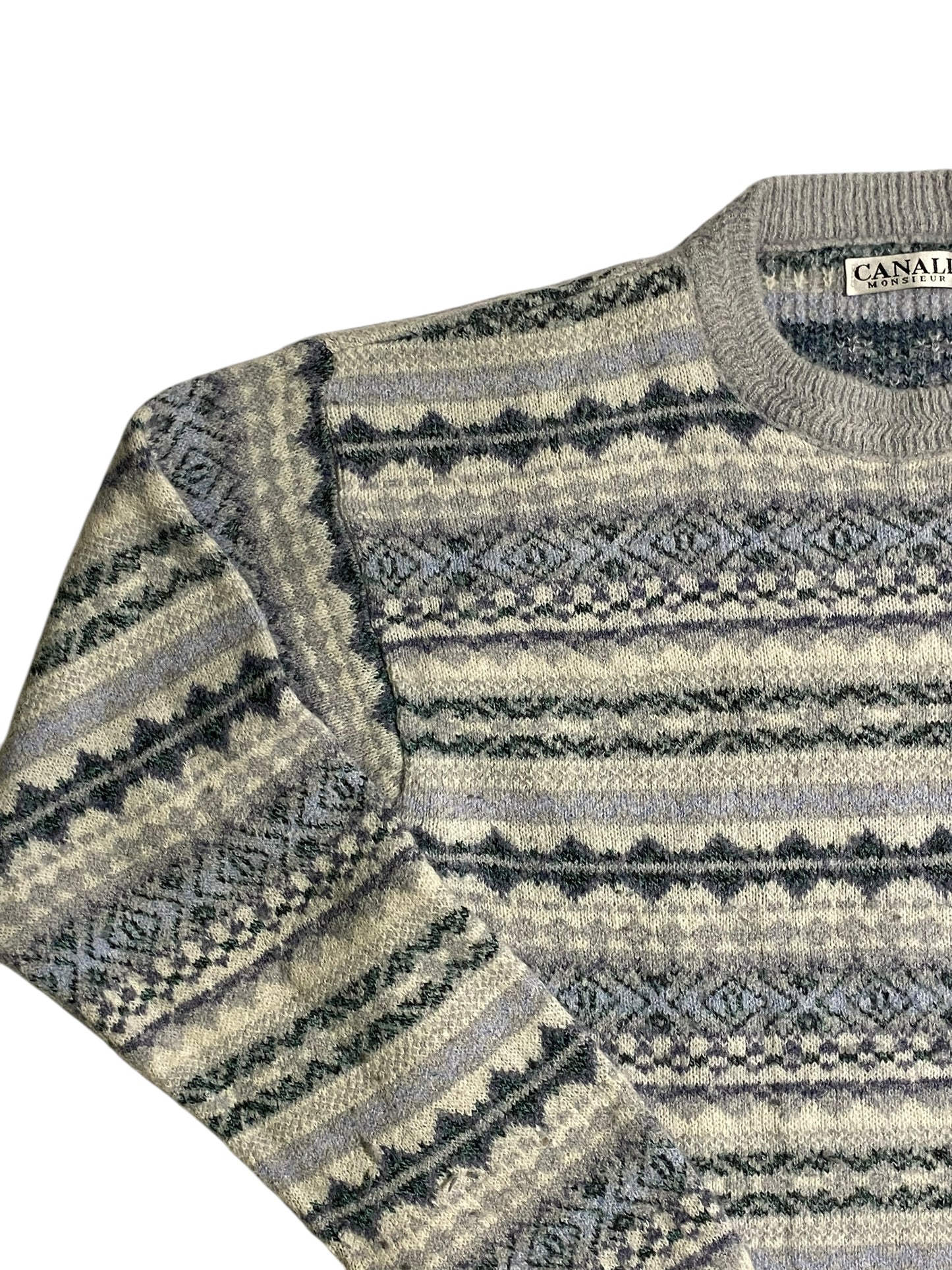 Canali mohair knitted sweater