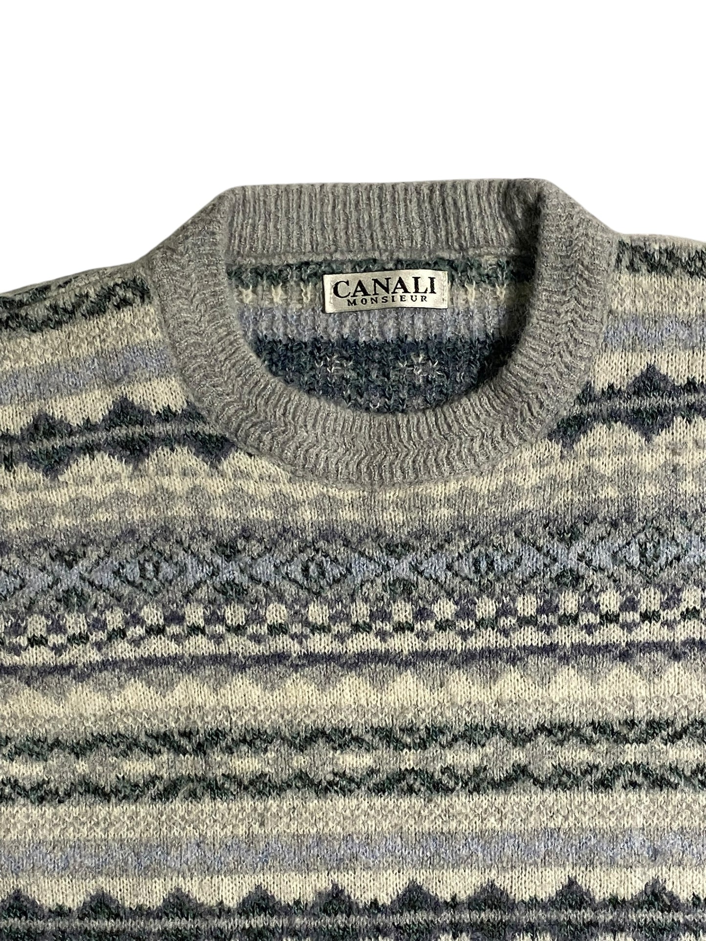 Canali mohair knitted sweater