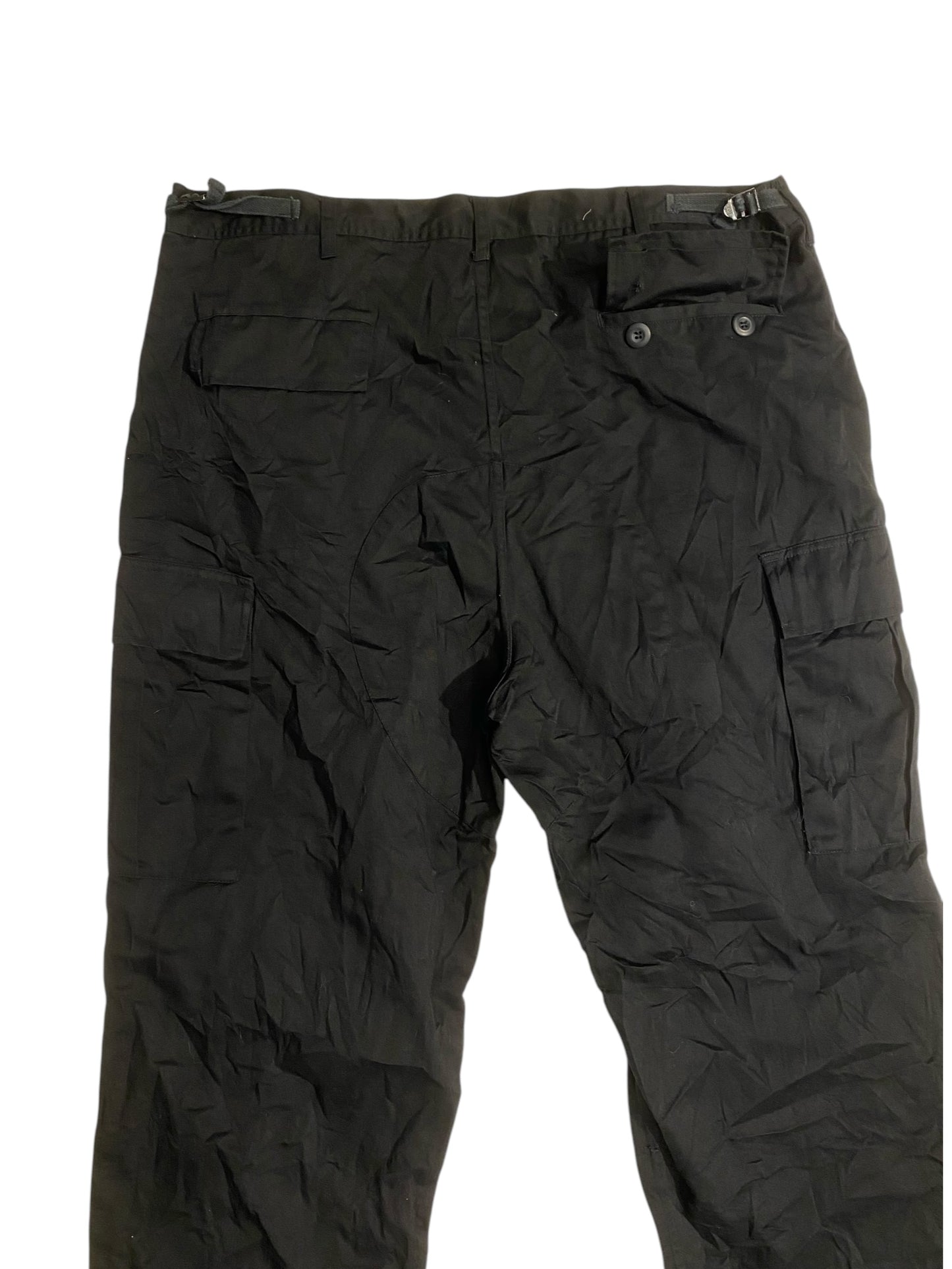 Black baggy cargo pants