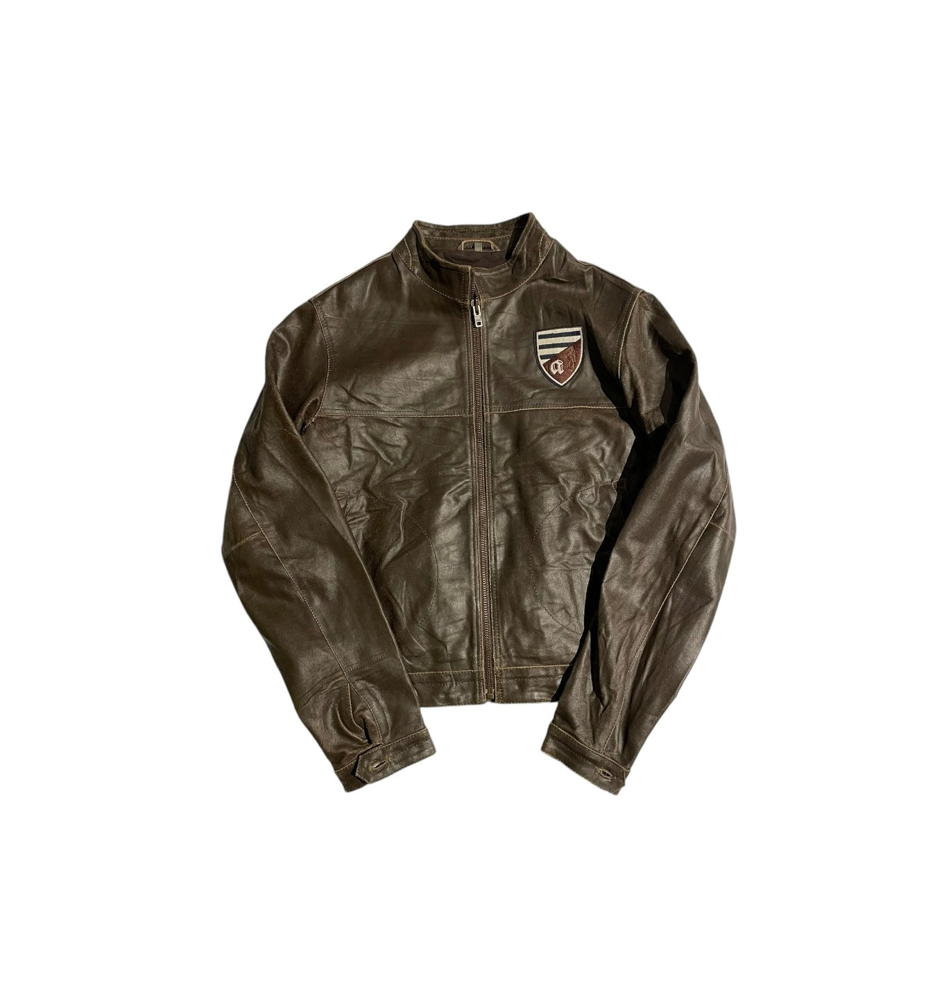Project upgrade vintage leather jacket