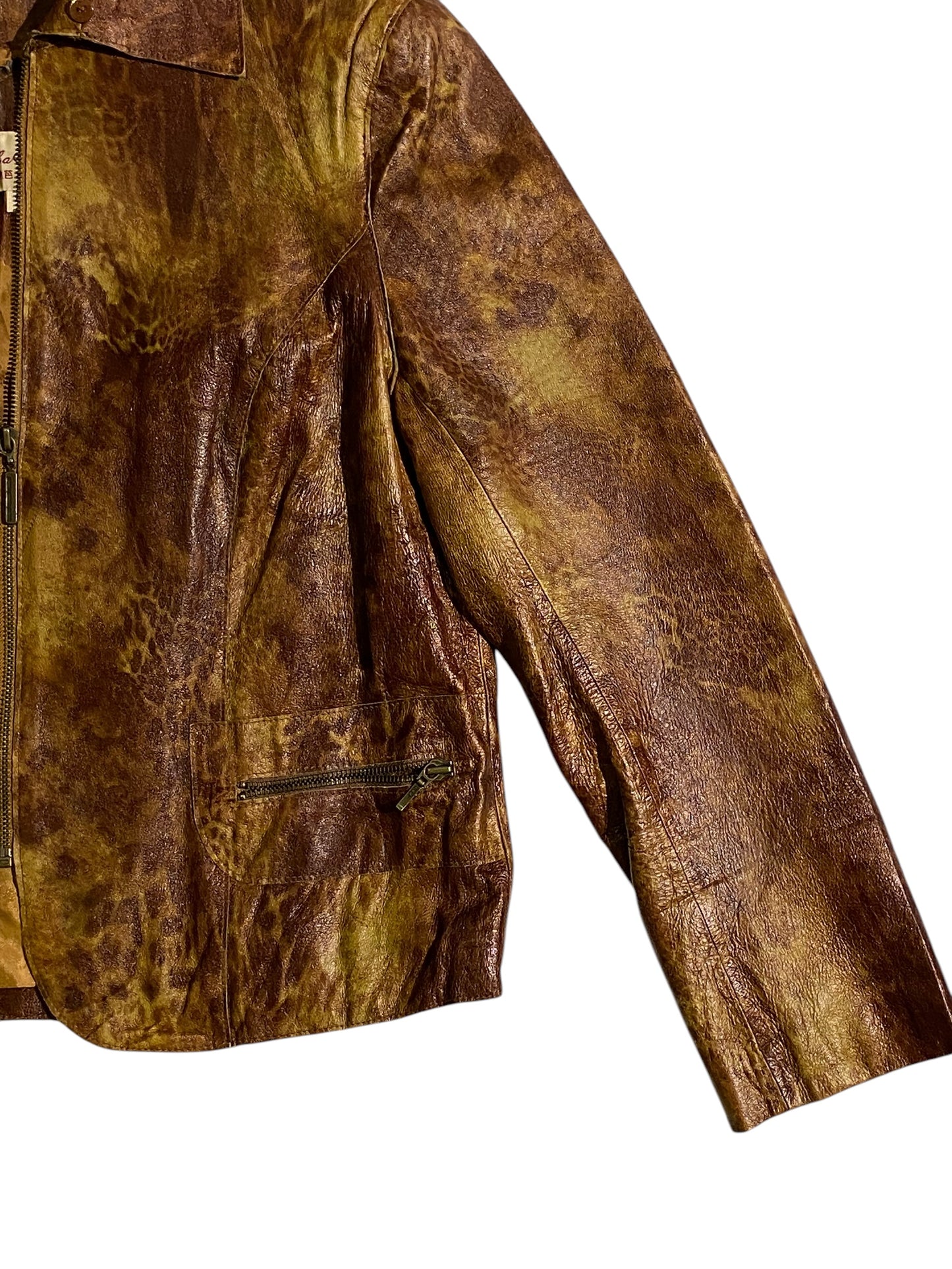 Diba shana women’s heavy leather jacket