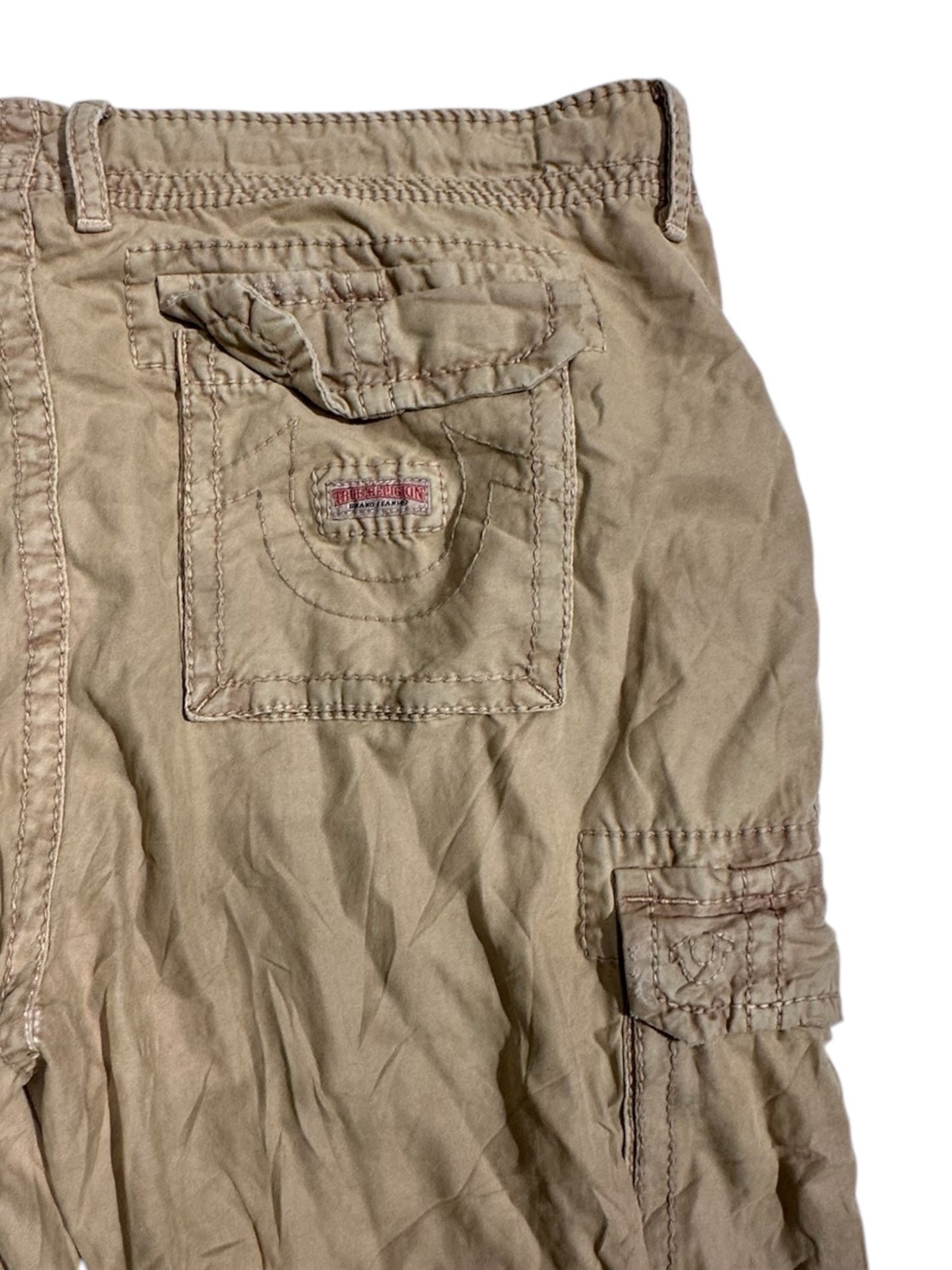 True Religion baggy cargo pants