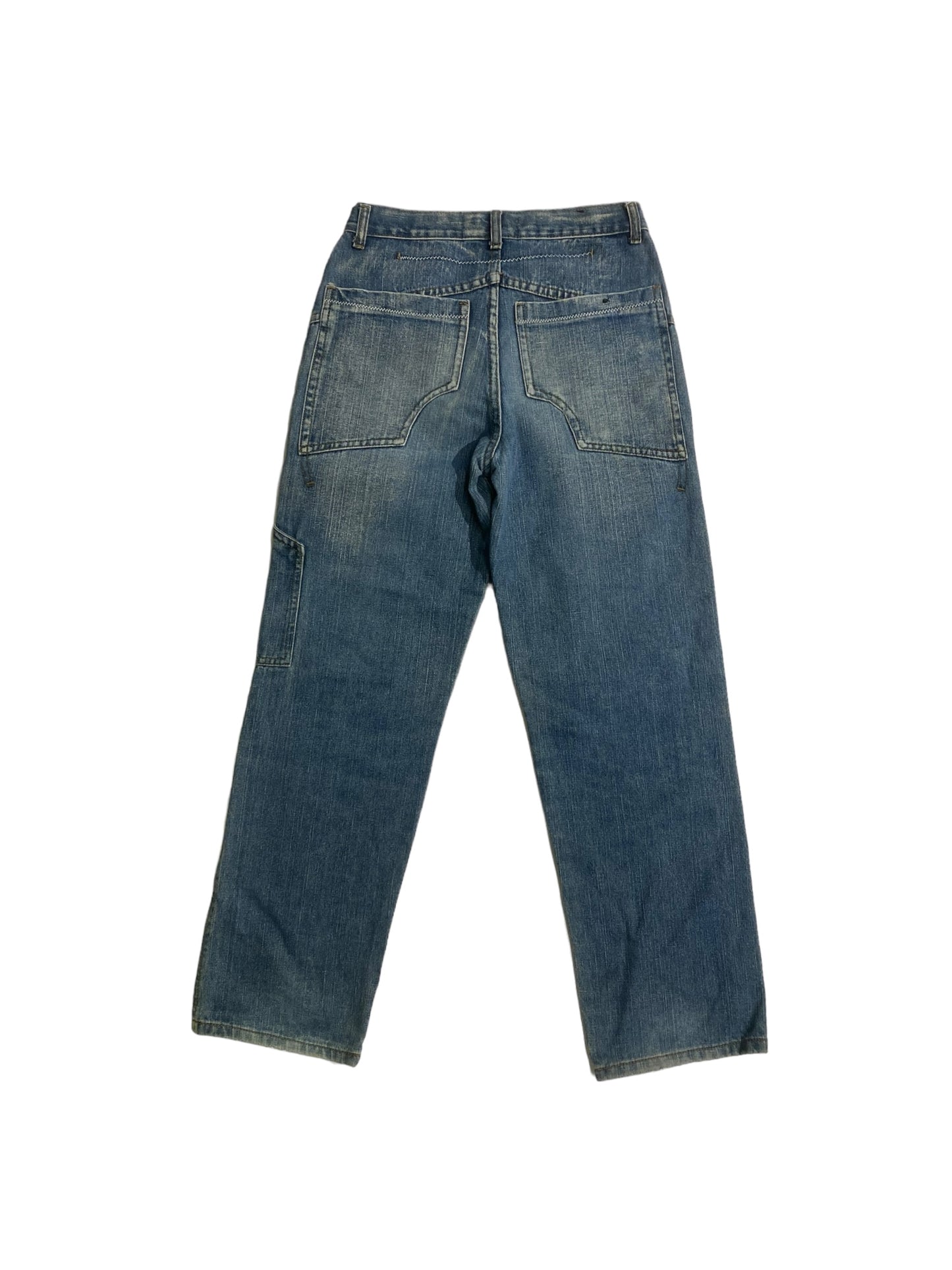 Regstar embroidered jeans