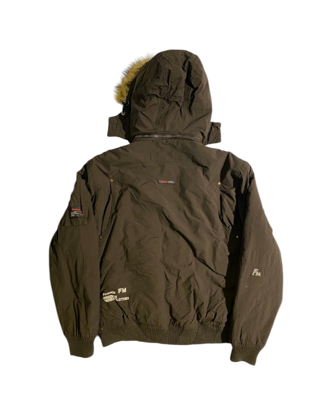 Freeman heavy fur lined hood jacket