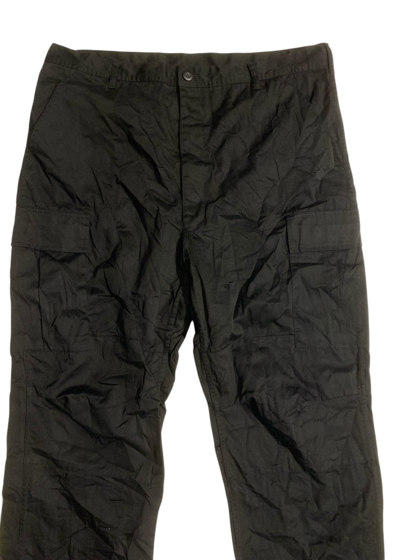 Black baggy cargo pants