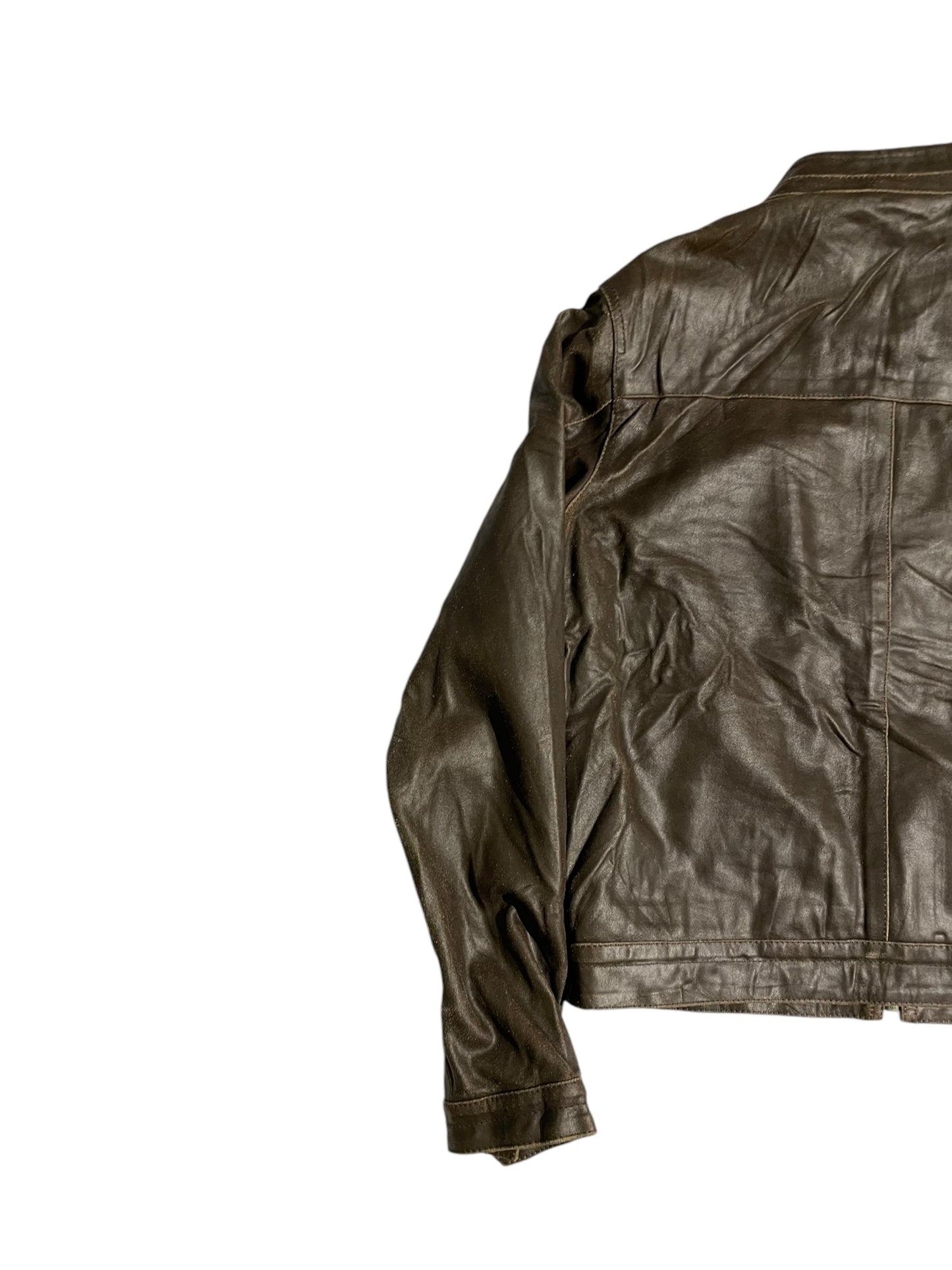 Project upgrade vintage leather jacket