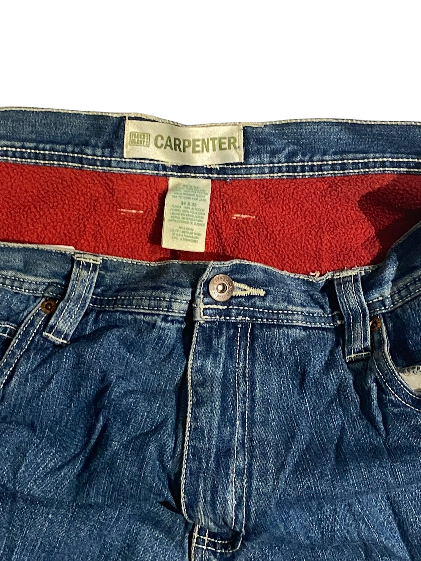 Faded Glory heavy baggy carpenter jeans