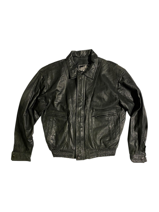 Charley’s vintage leather jacket