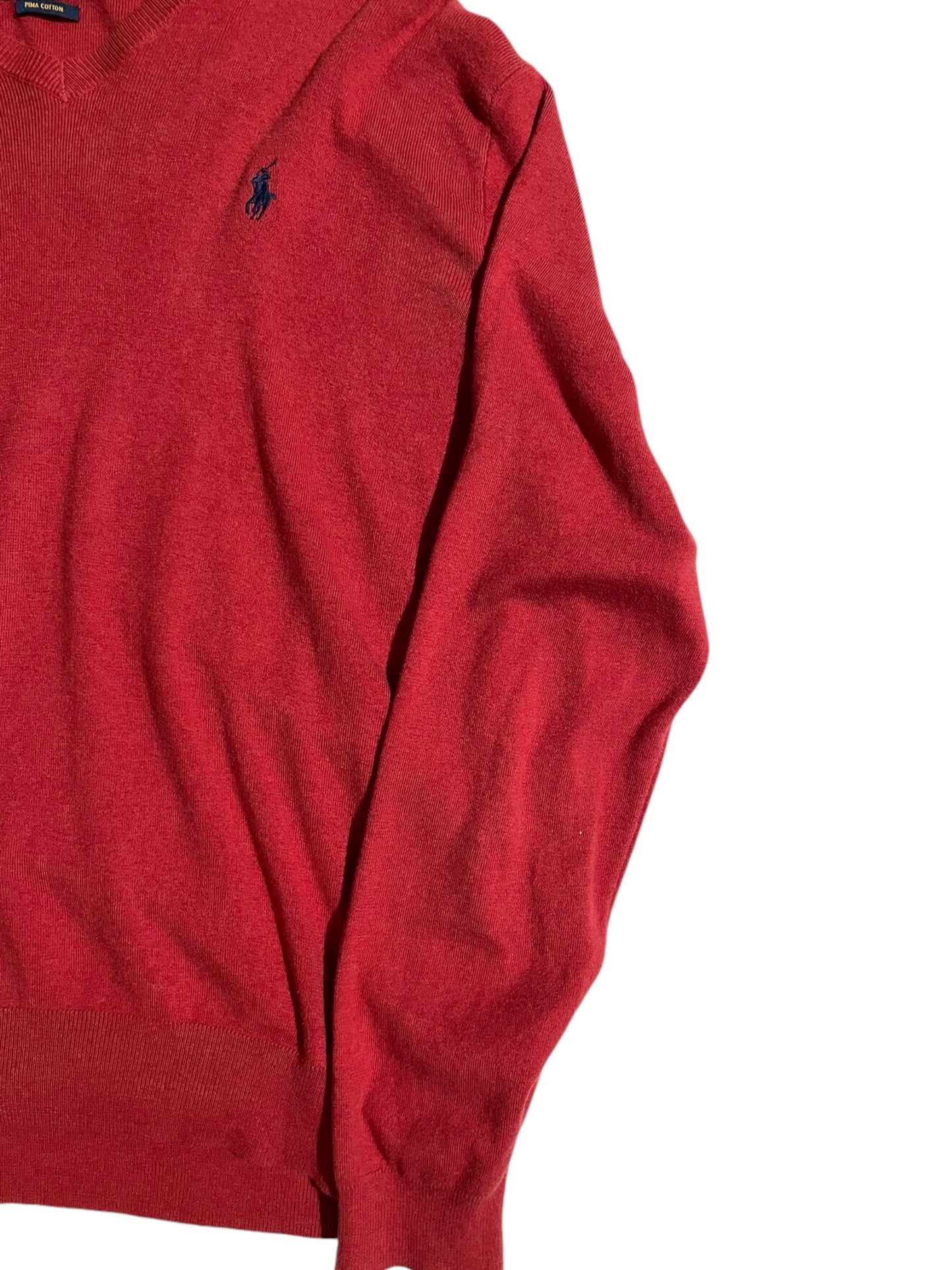 Polo Ralph Lauren red v neck