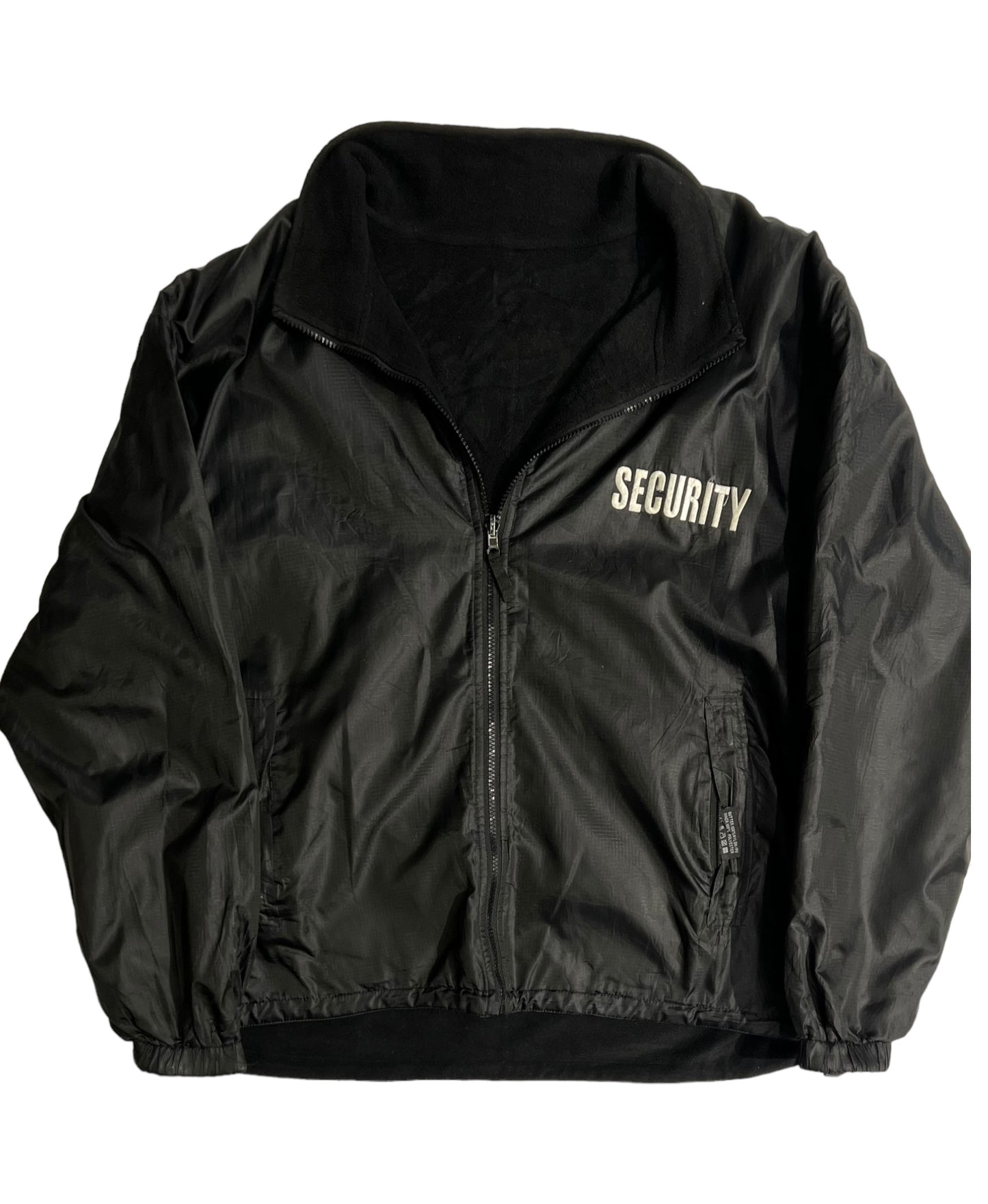 Security reversible embroidered bomber