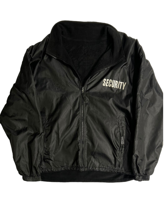 Security reversible embroidered bomber
