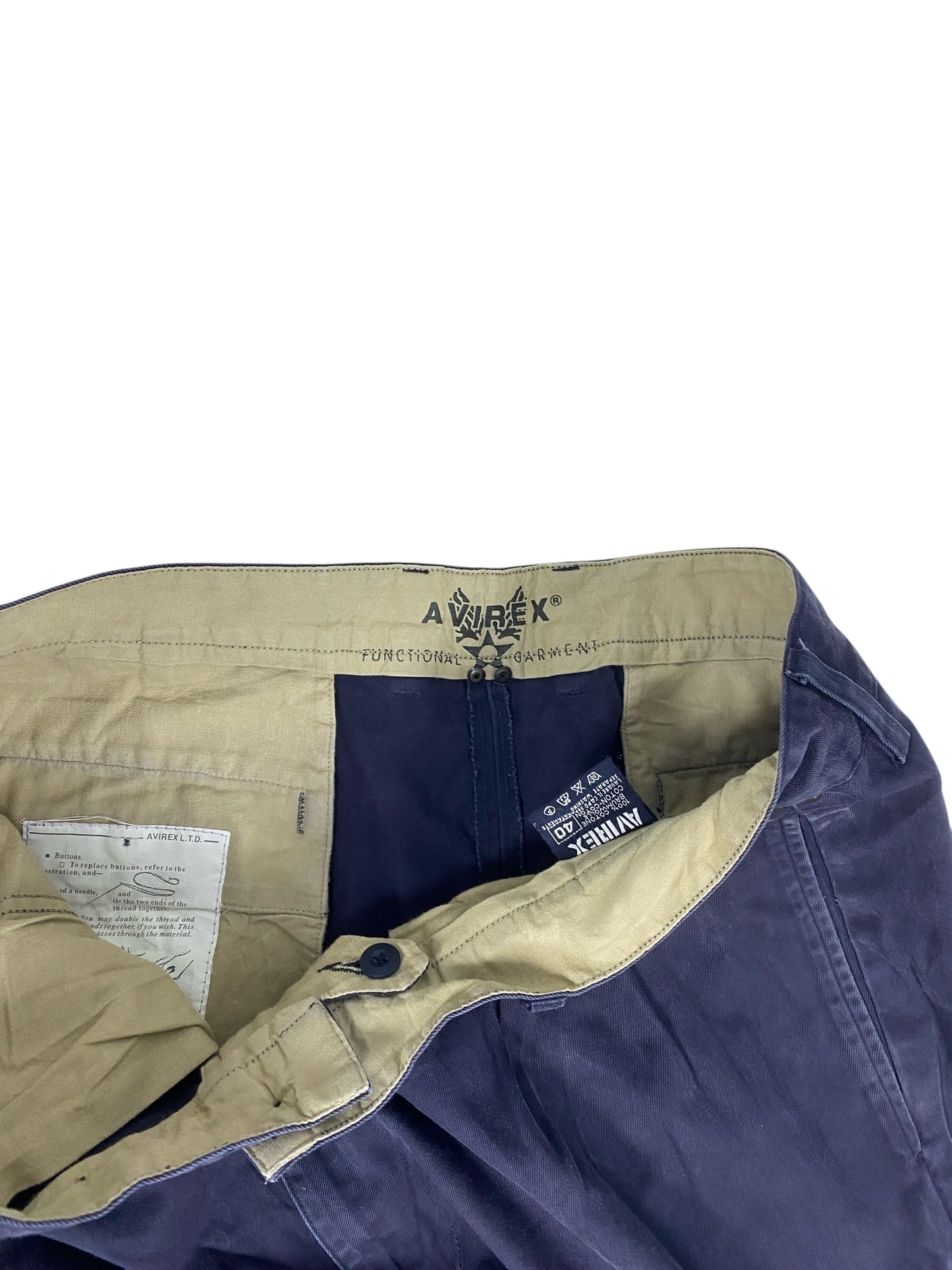 Avirex runway baggy jeans