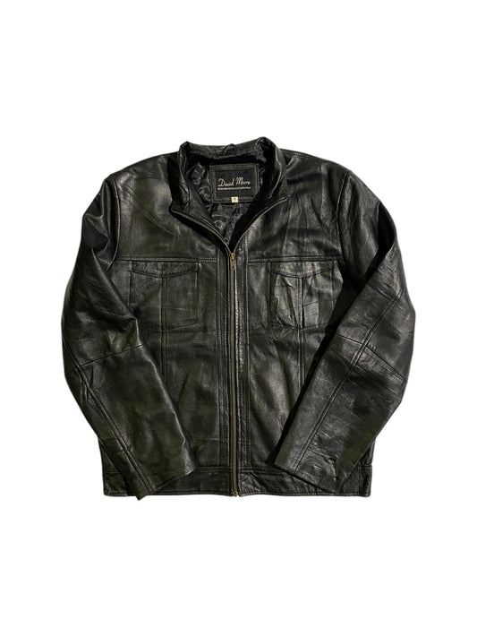 David Moore vntg leather jacket