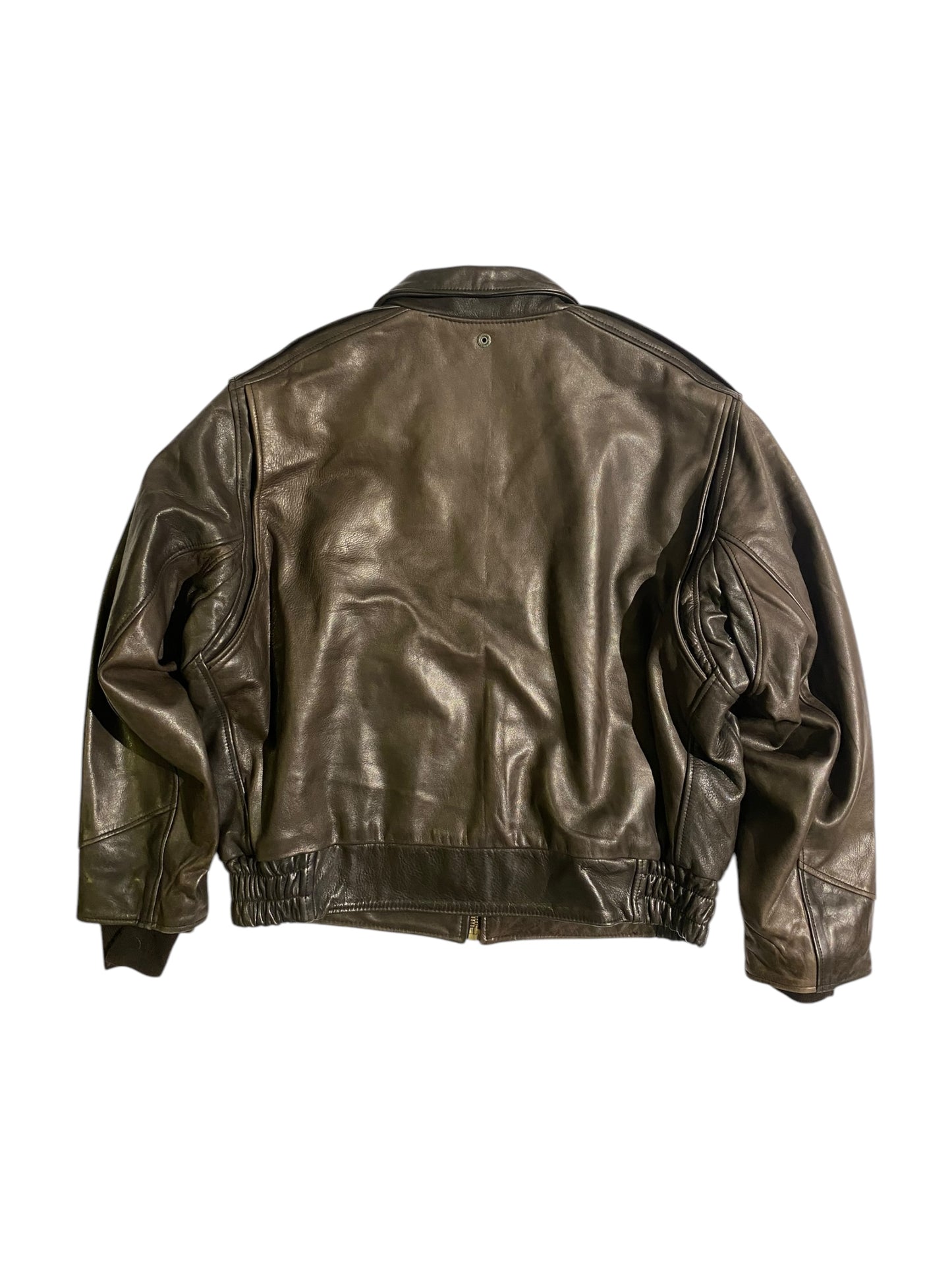 West bull heavy leather jacket