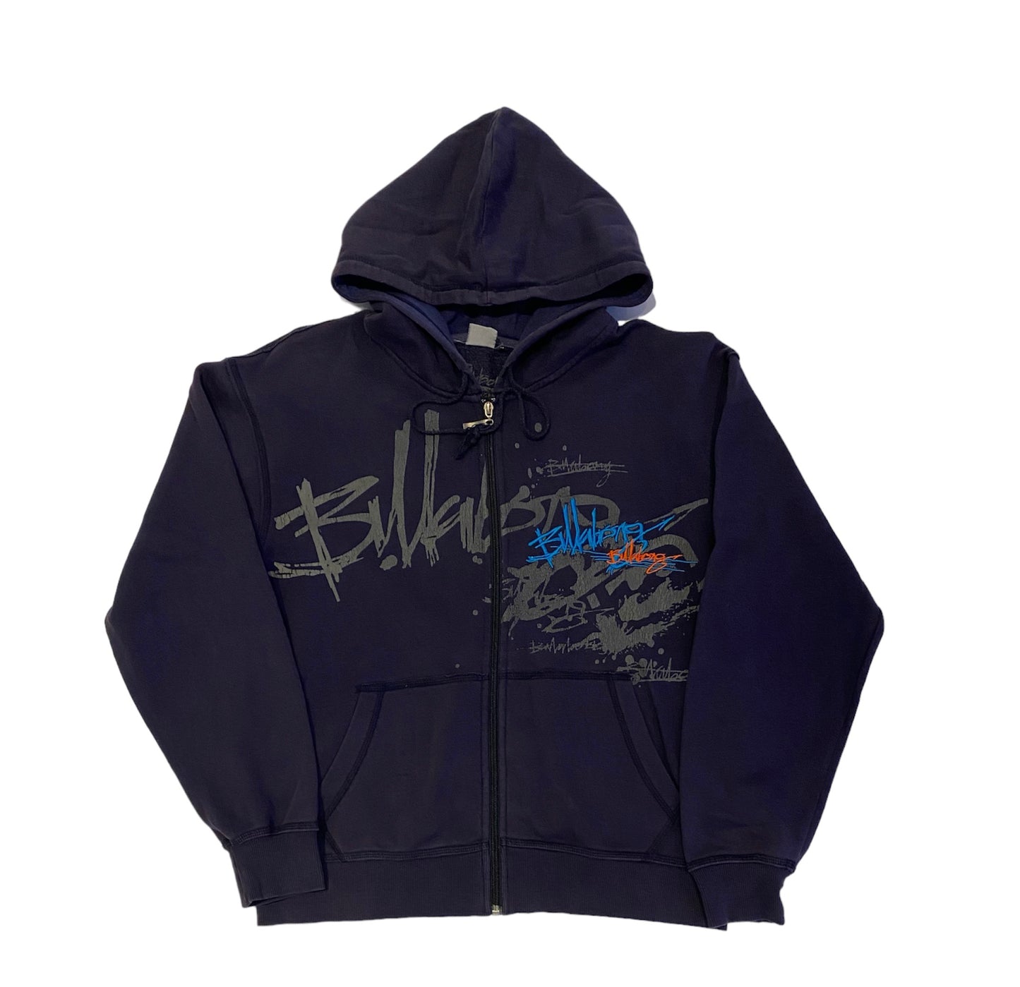 Billabong embroidered y2k zip up