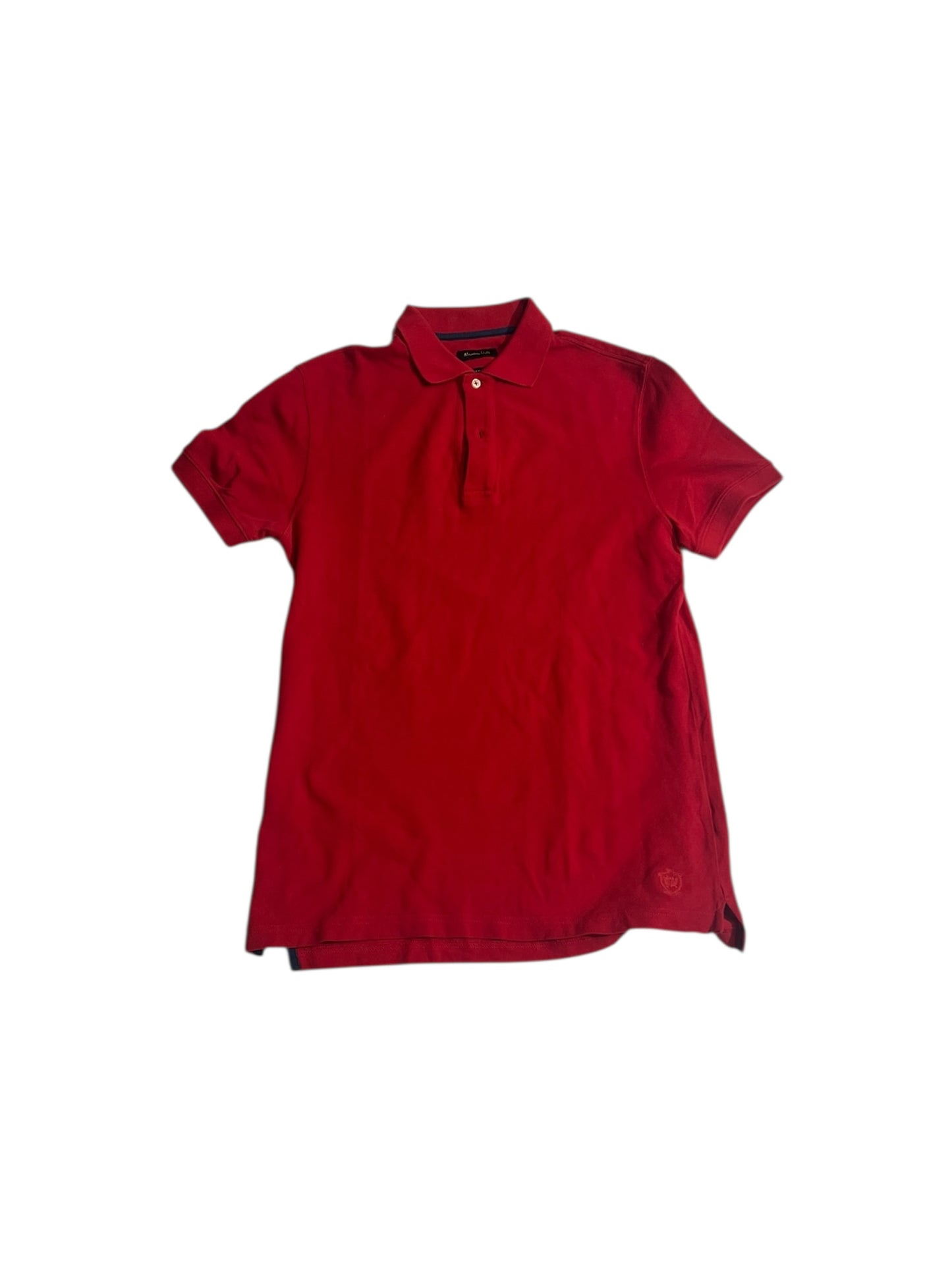 Massimo Dutti red polo tee