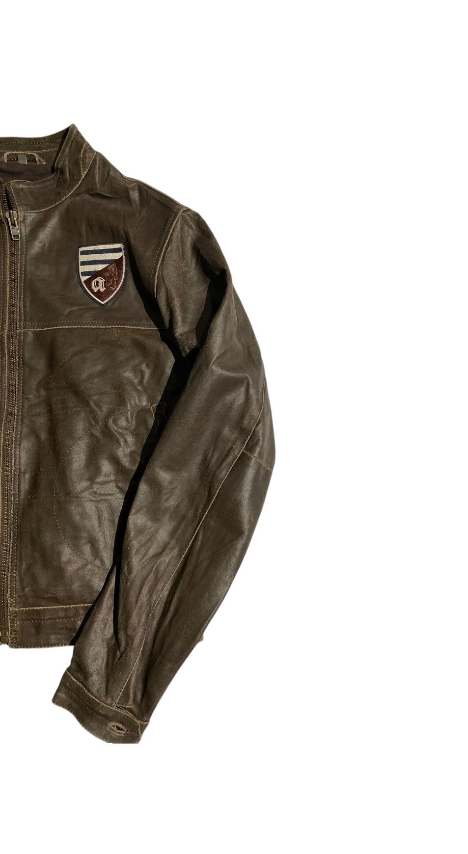 Project upgrade vintage leather jacket