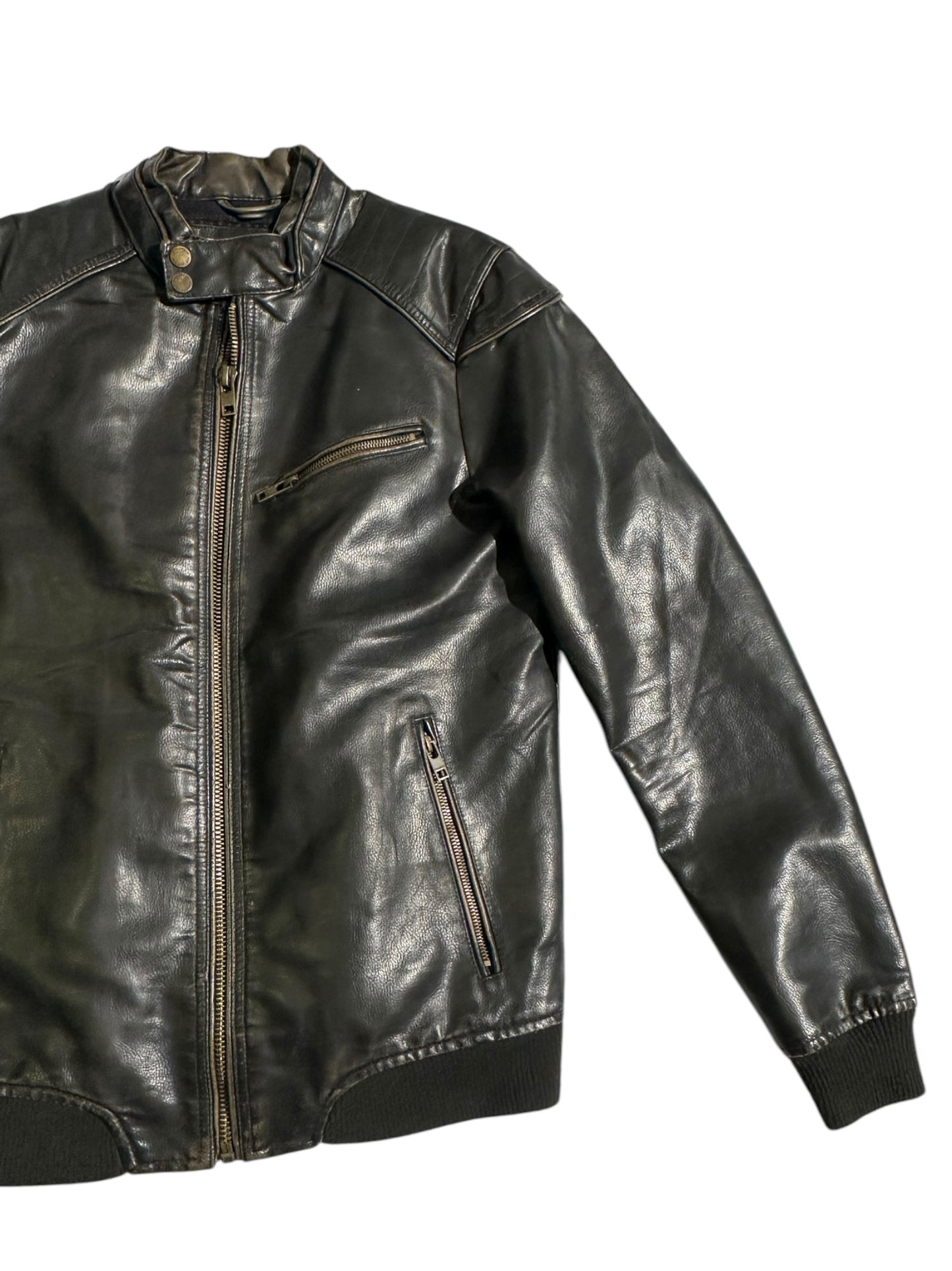 Pull & bear leather jacket