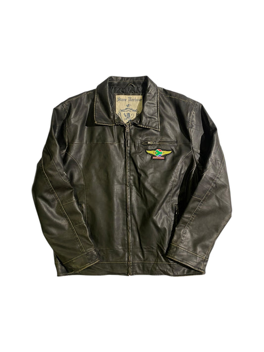 Stone Harbour Rand York embroidered leather jacket