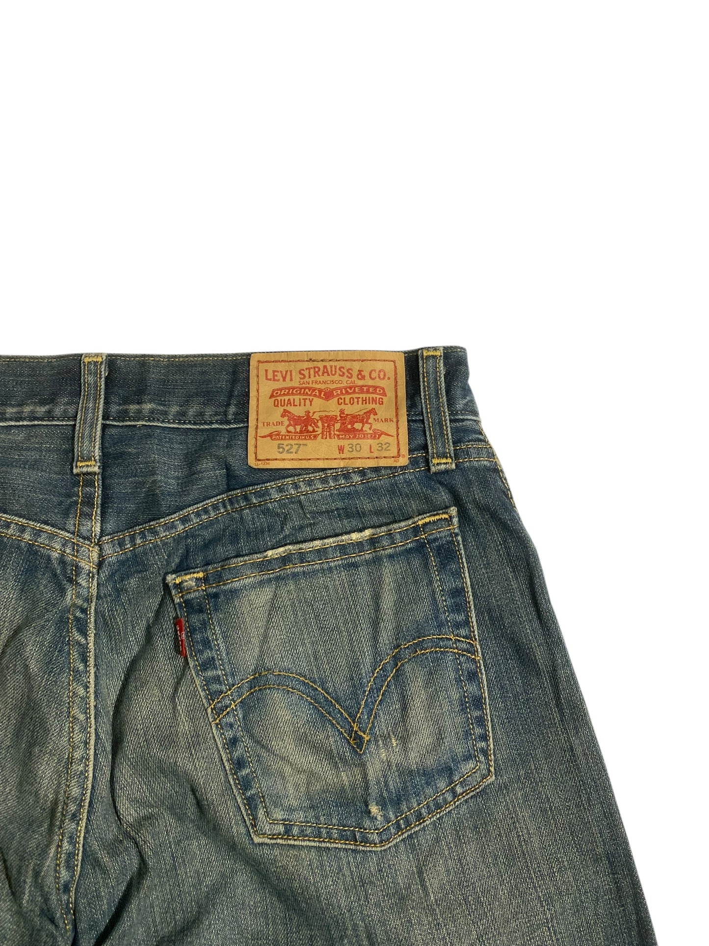 Levi’s low boot cut vintage denim jeans