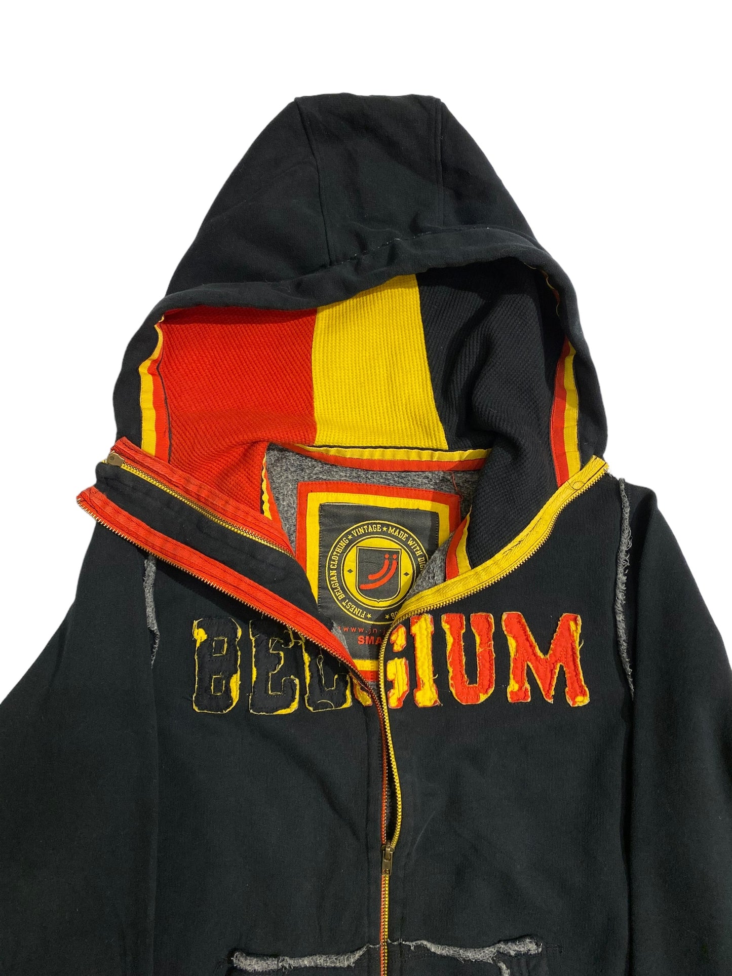 Belgium double zipper hoodie