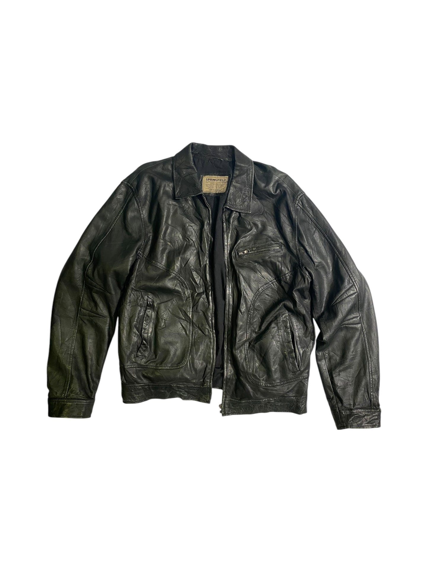 Springfield vintage leather jacket