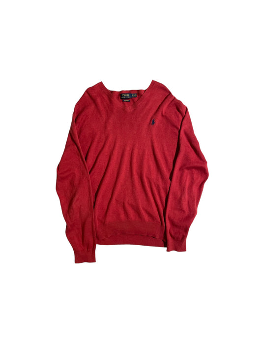 Polo Ralph Lauren red v neck