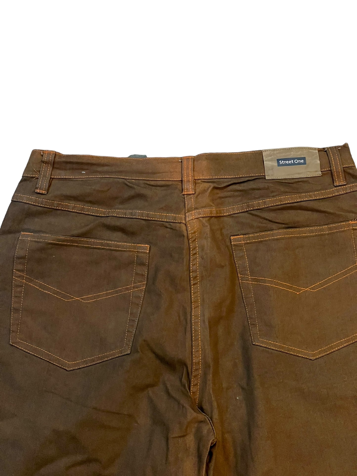 Street One stitched brown jeans