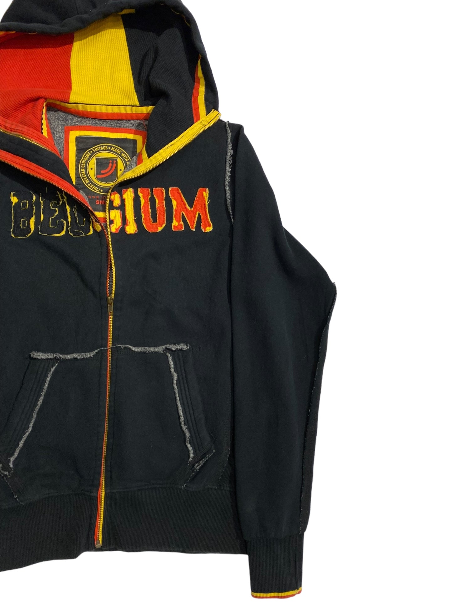 Belgium double zipper hoodie