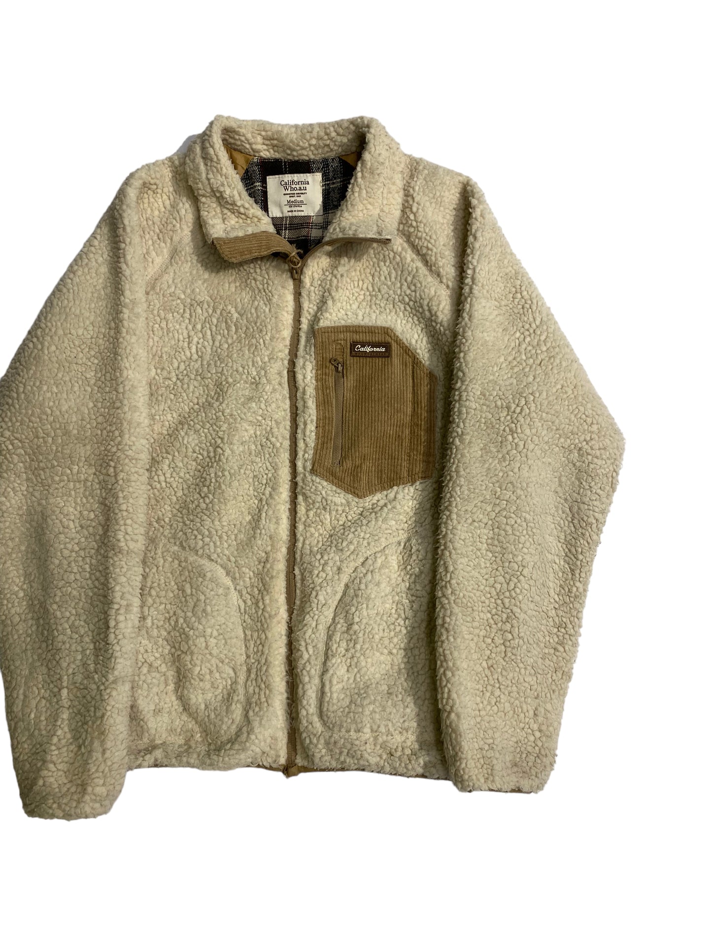 California lined fleece jacket