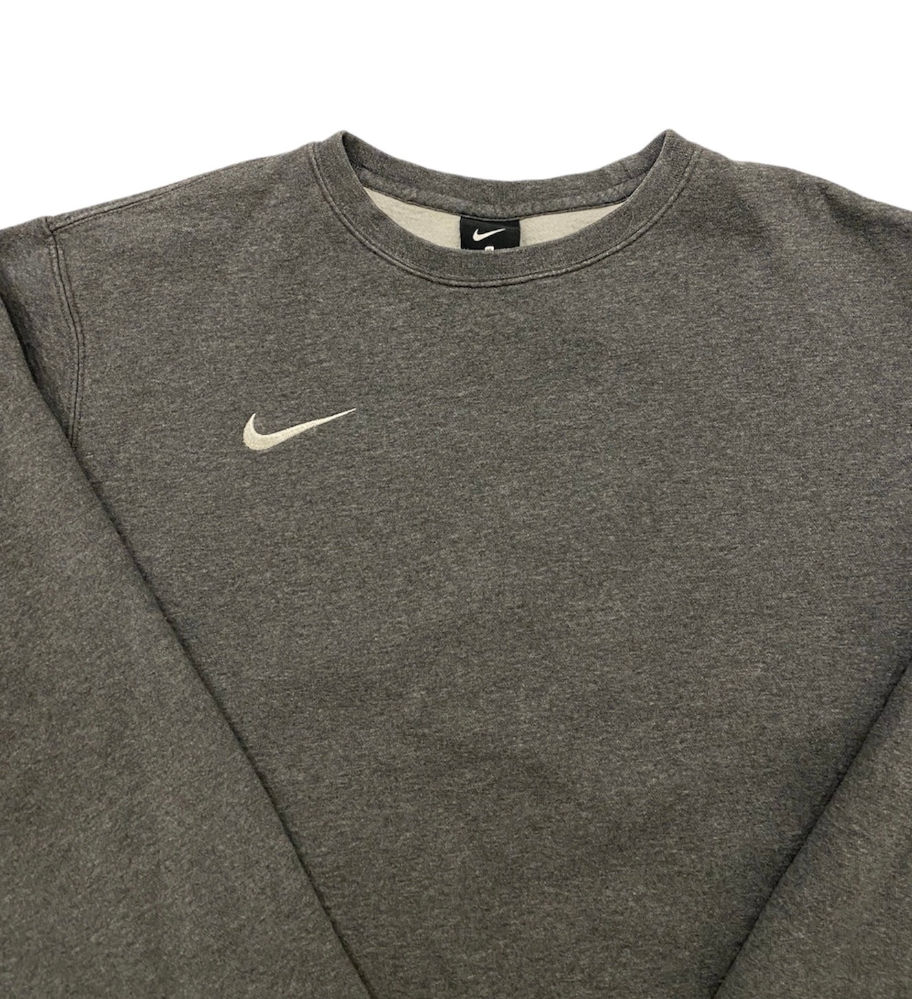Nike swoosh grey crewneck