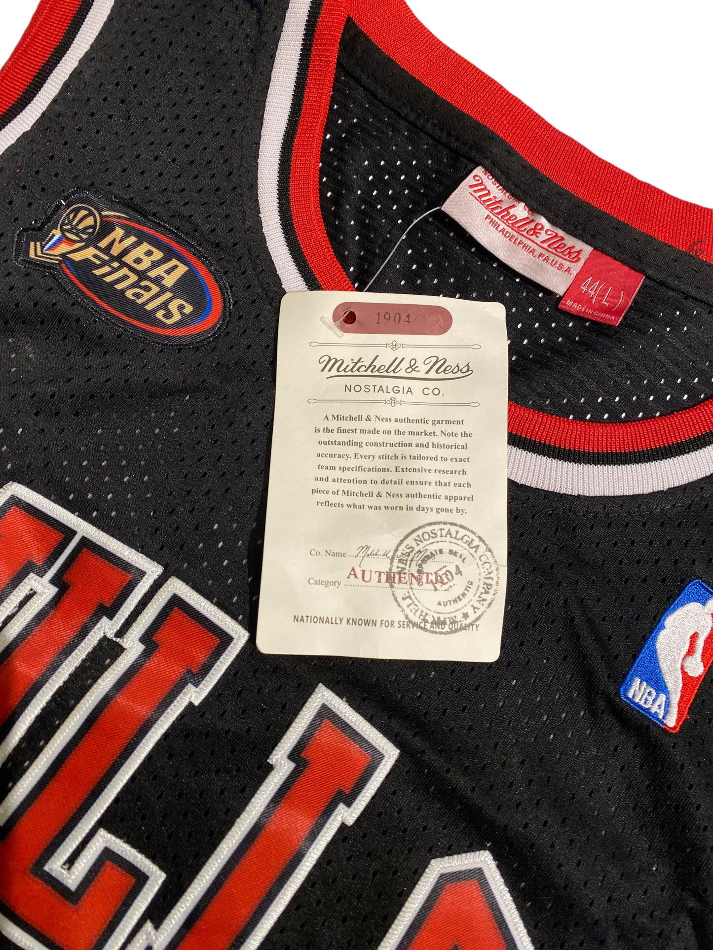 Micheal Jordan NBA finals Chicago bulls jersey