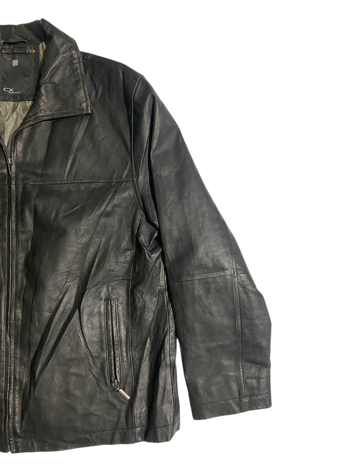 CX heavy leather jacket