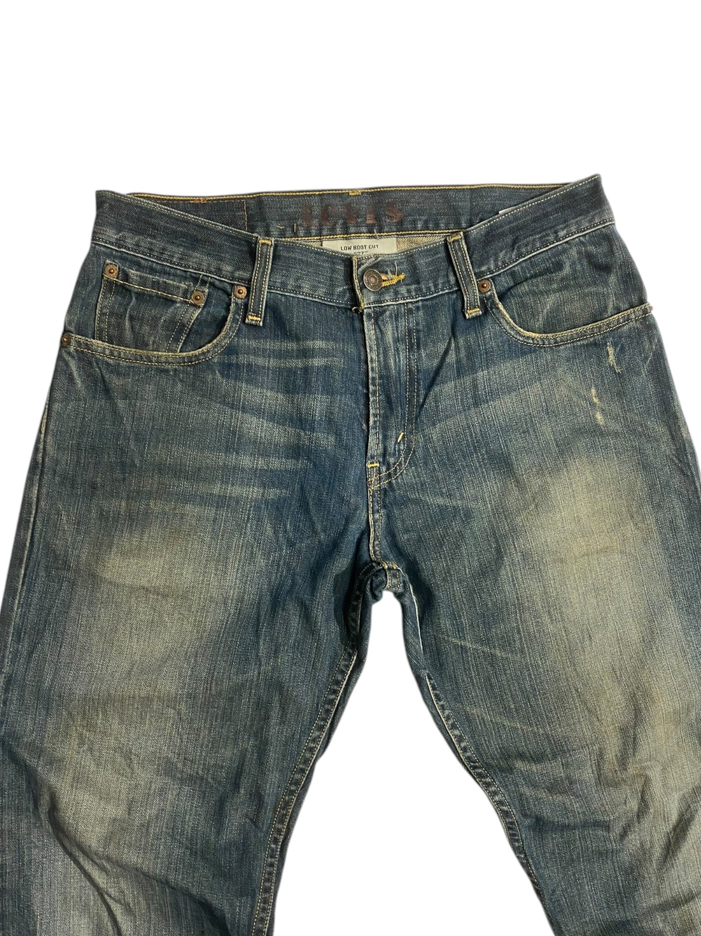 Levi’s low boot cut vintage denim jeans