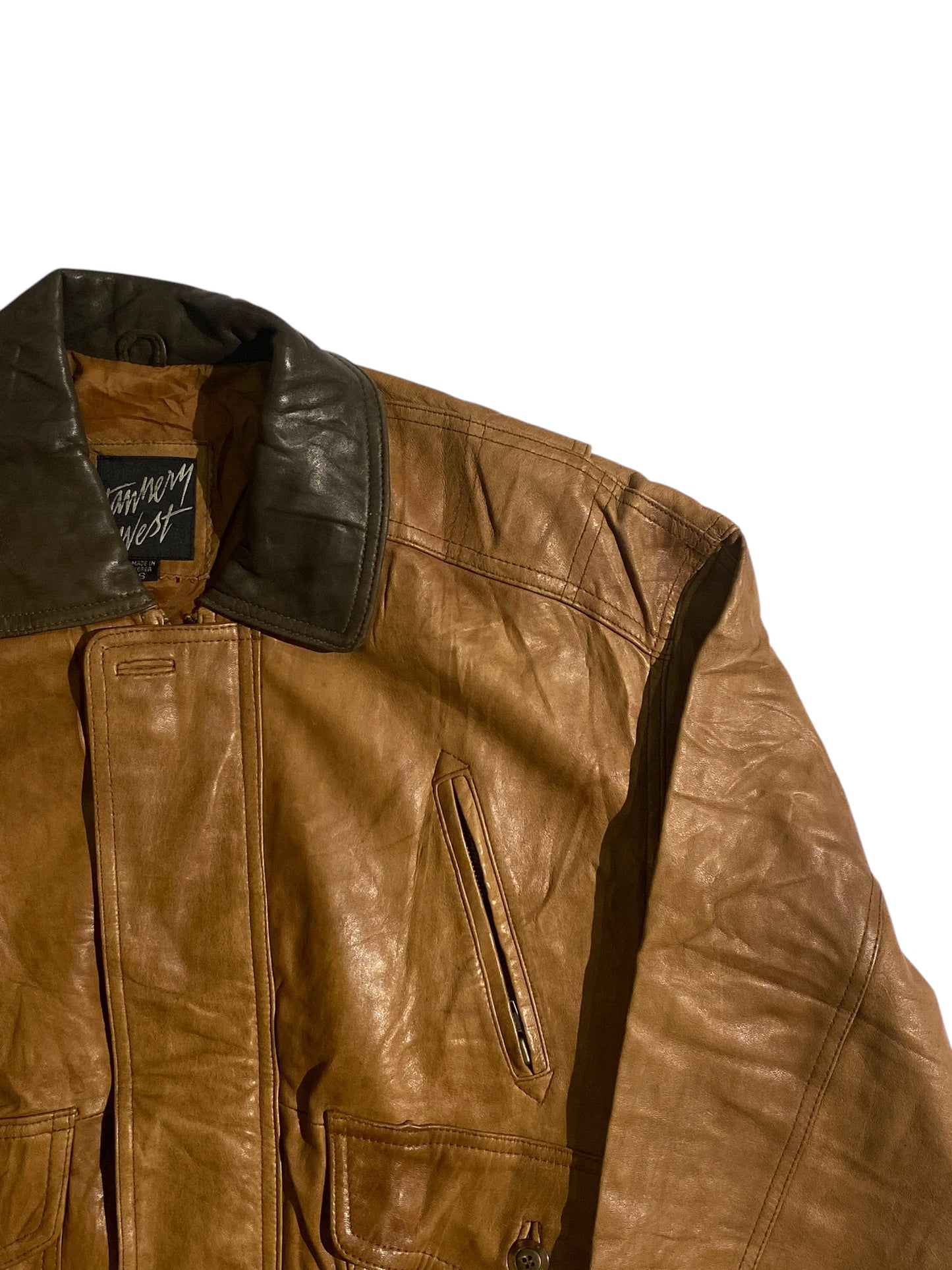 Tannery west heavy leather jacket