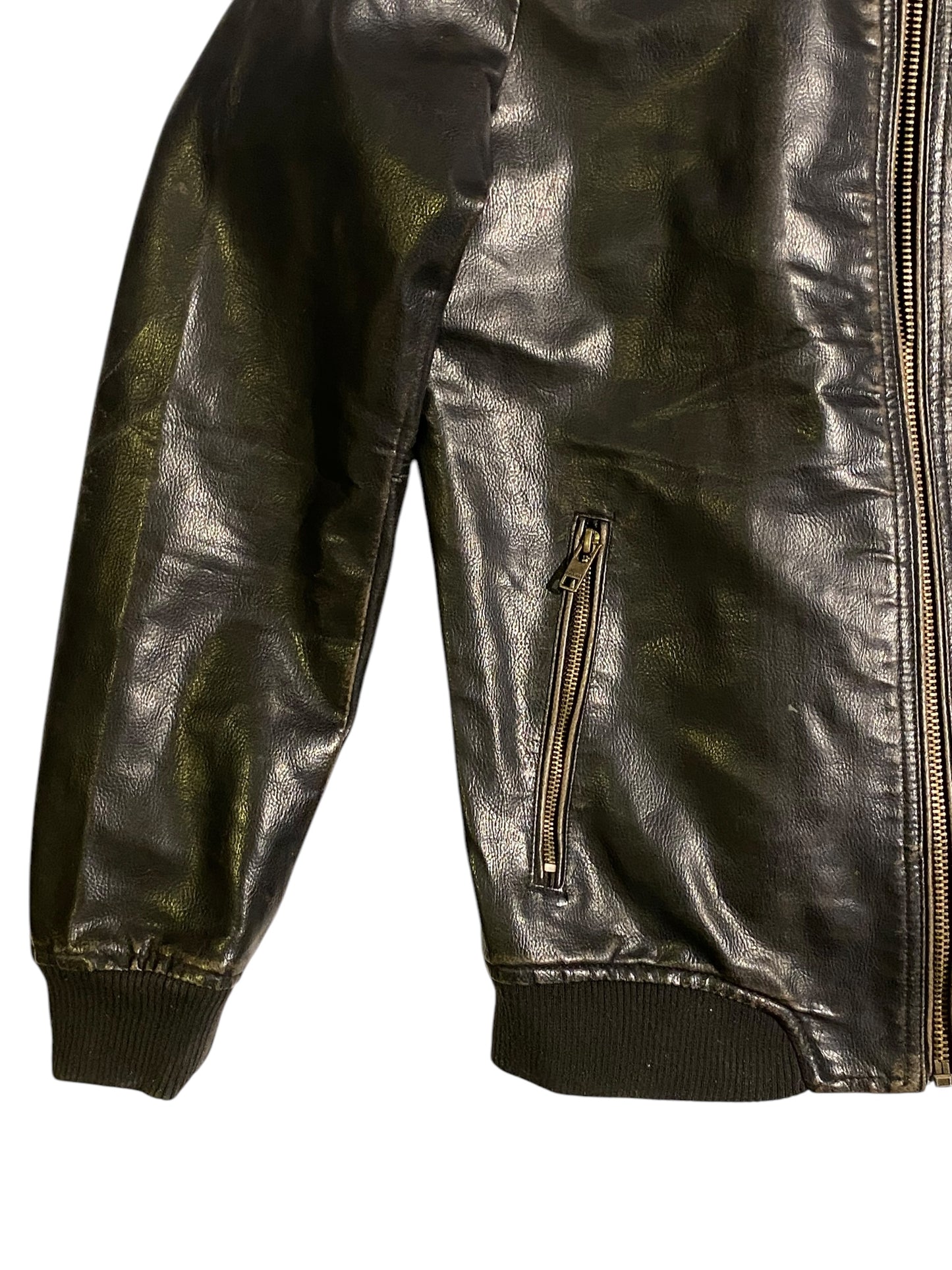 Pull & bear leather jacket