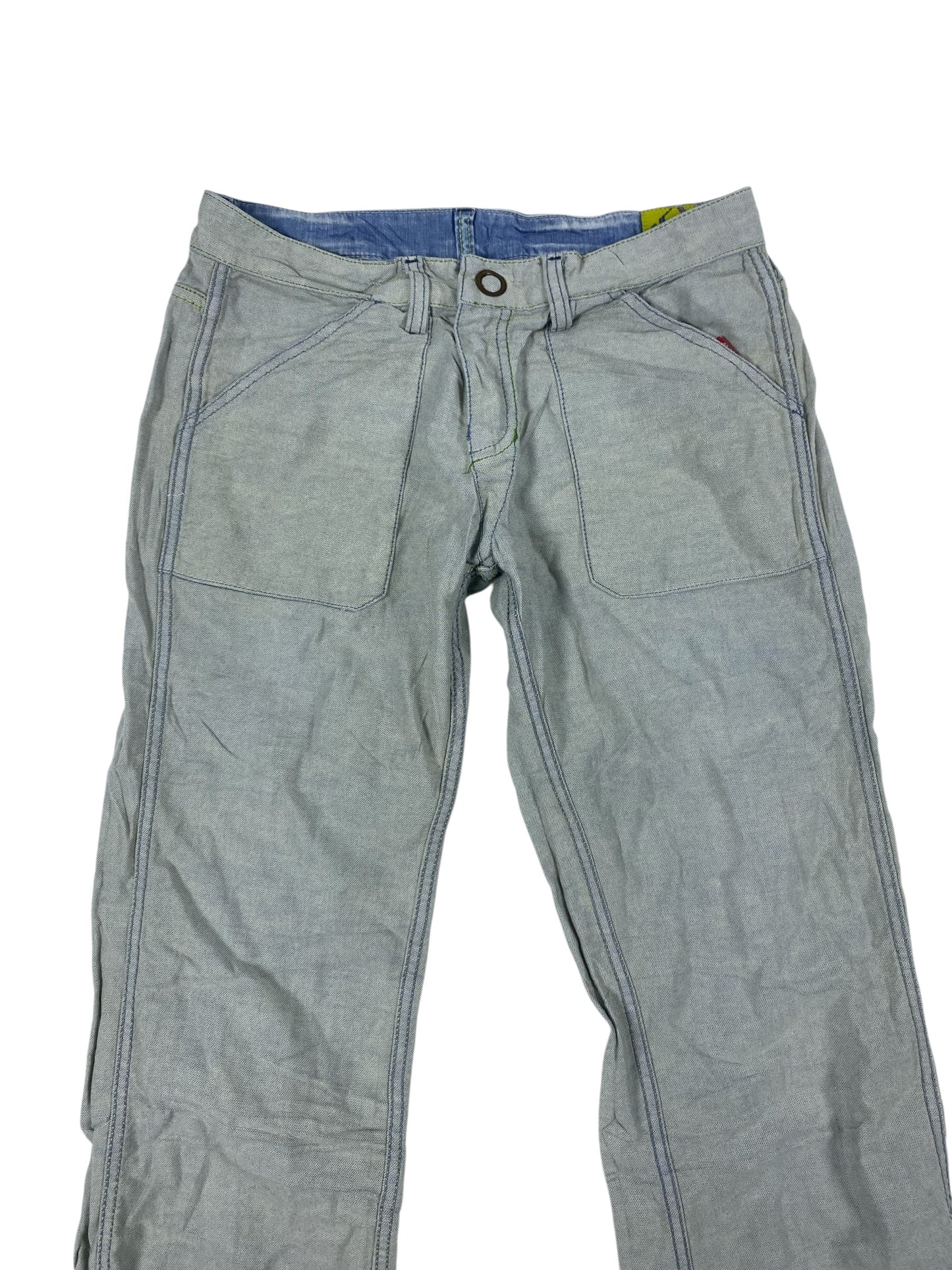 M60 vintage double face bootcut denim jeans