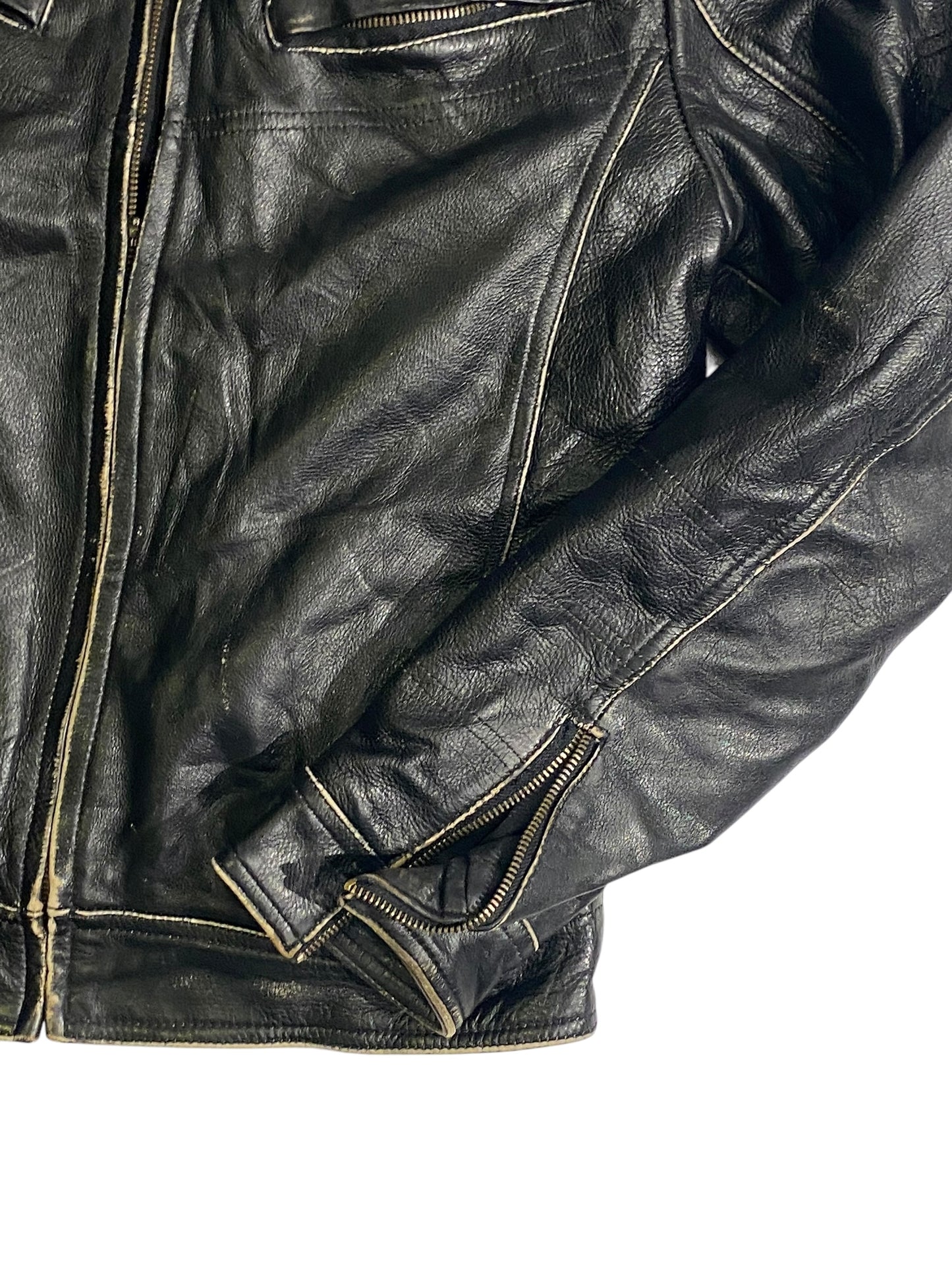 3GUYS vntg leather jacket