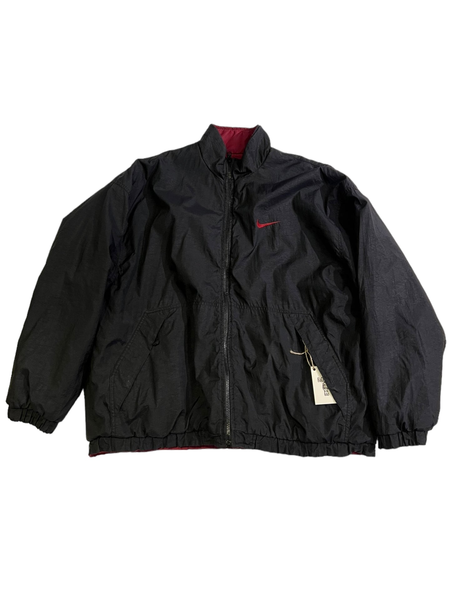 Nike reversible white tag bomber jacket