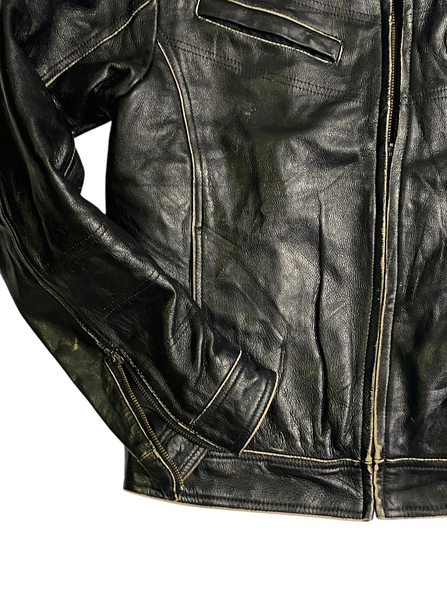 3GUYS vntg leather jacket