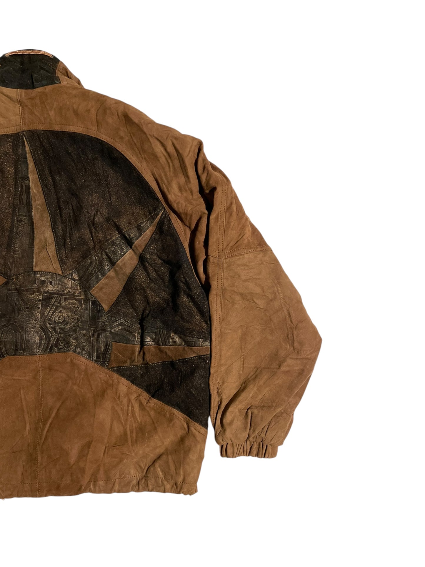 Win-lit sun leather jacket