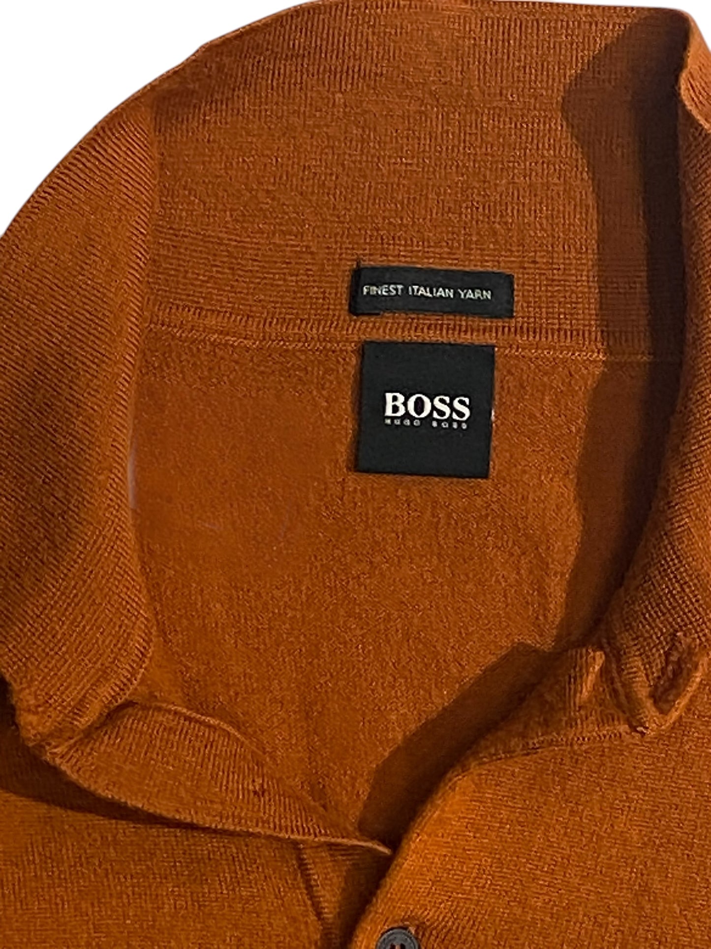 Boss knit polo sweater